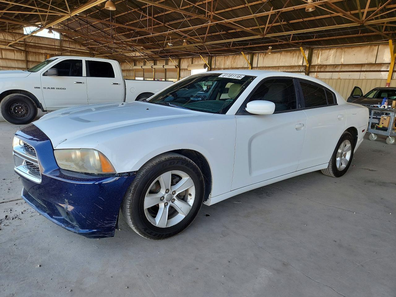 2012 Dodge Charger Se White vin: 2C3CDXBGXCH123605