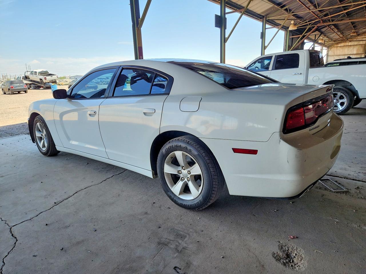 2012 Dodge Charger Se White vin: 2C3CDXBGXCH123605