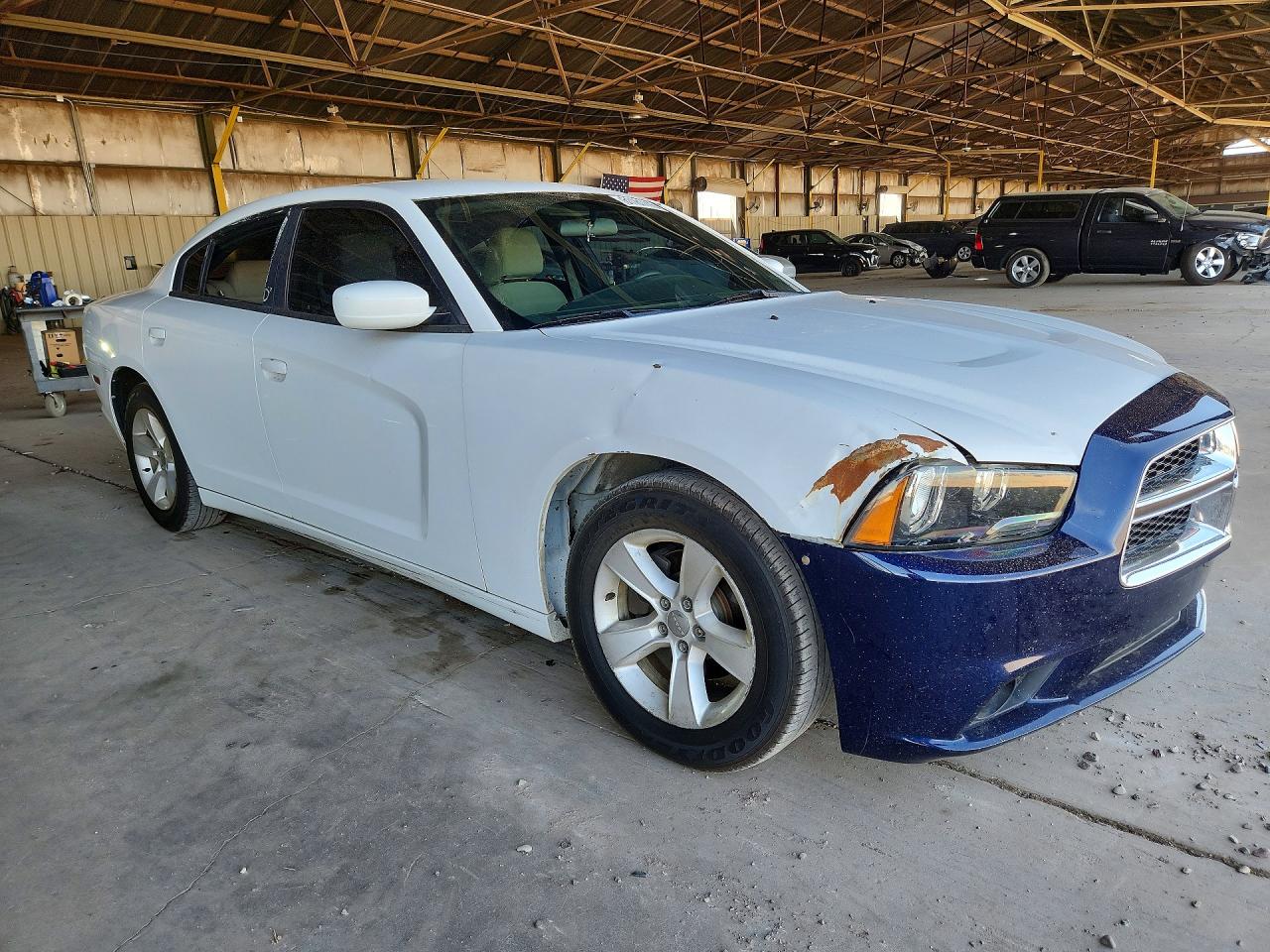 2012 Dodge Charger Se White vin: 2C3CDXBGXCH123605
