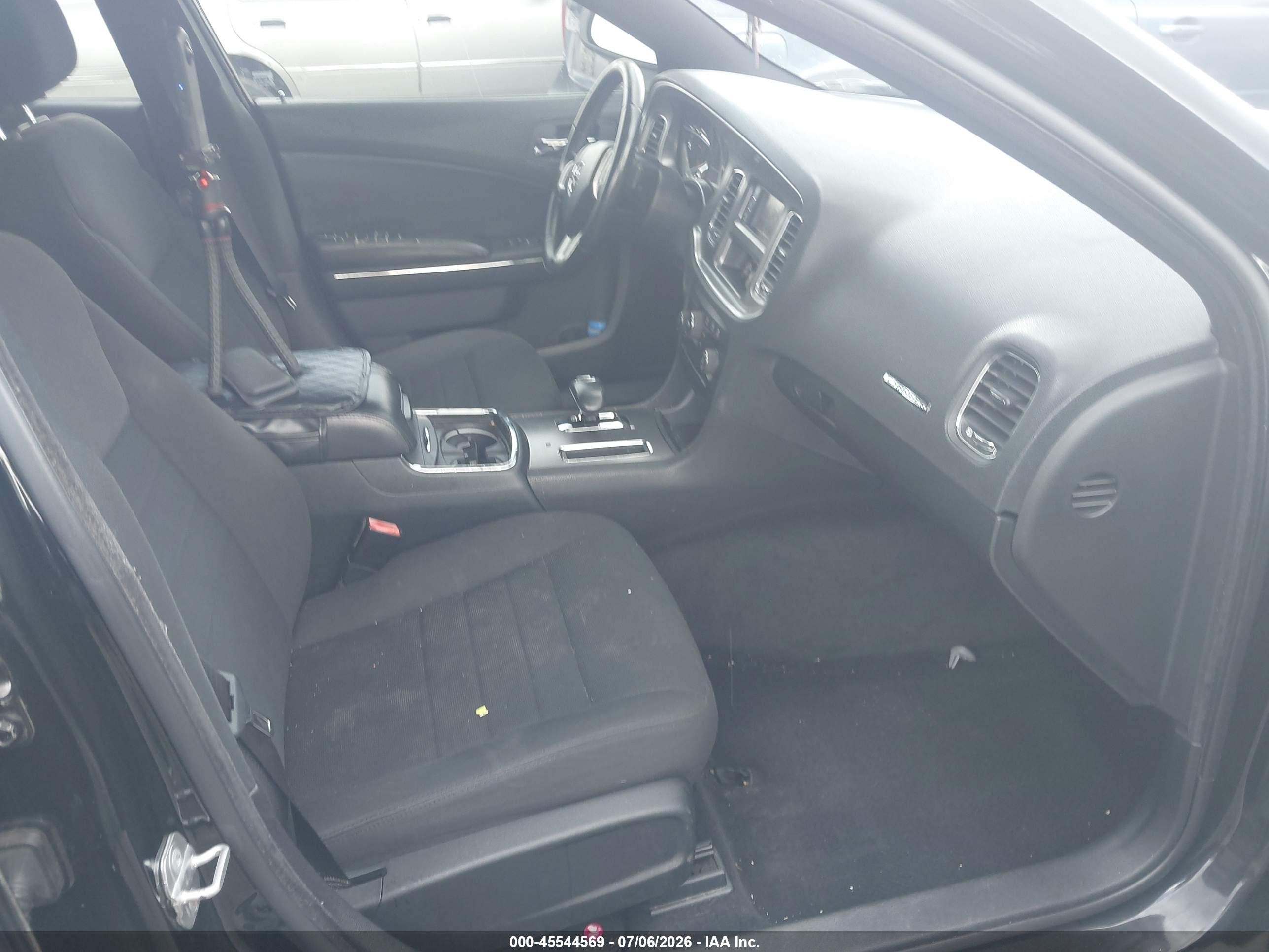 2012 Dodge Charger Se Black vin: 2C3CDXBGXCH187174