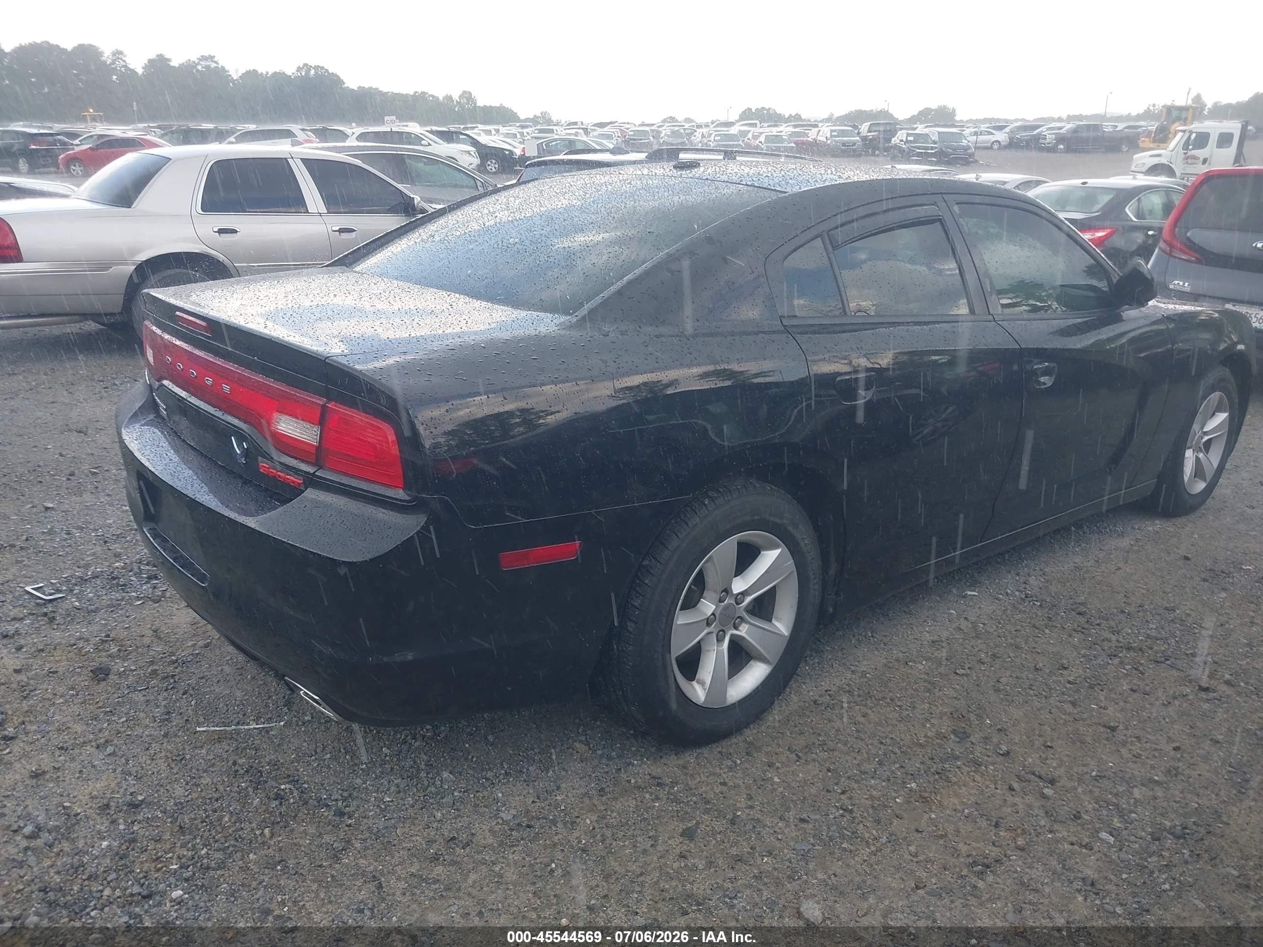 2012 Dodge Charger Se Black vin: 2C3CDXBGXCH187174