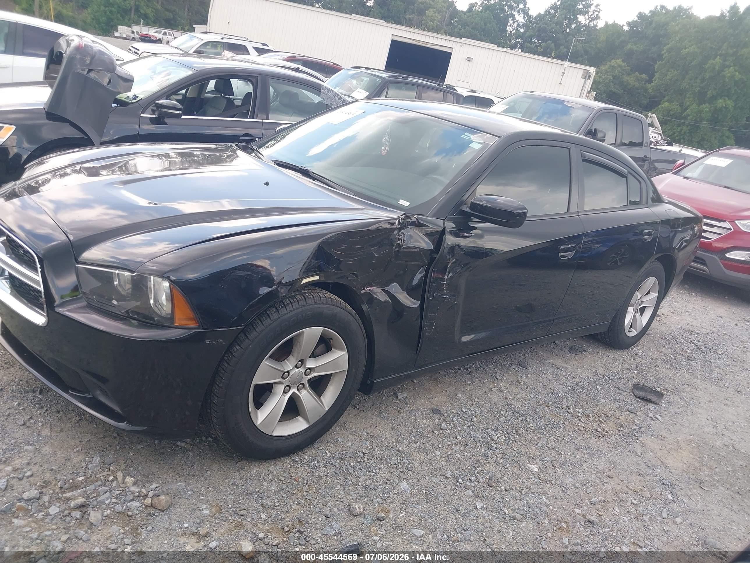 2012 Dodge Charger Se Black vin: 2C3CDXBGXCH187174