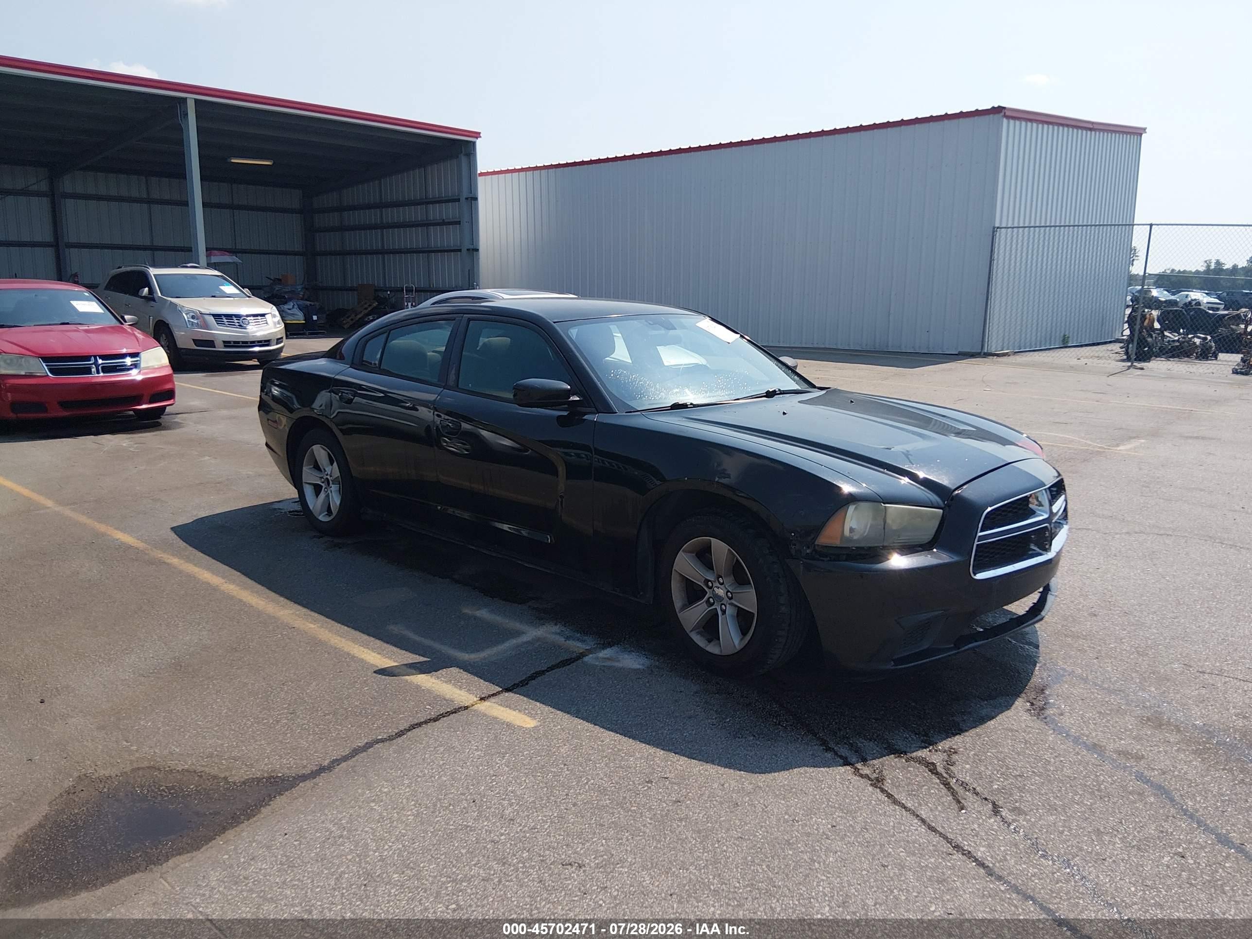 2012 Dodge Charger Se Black vin: 2C3CDXBGXCH187353
