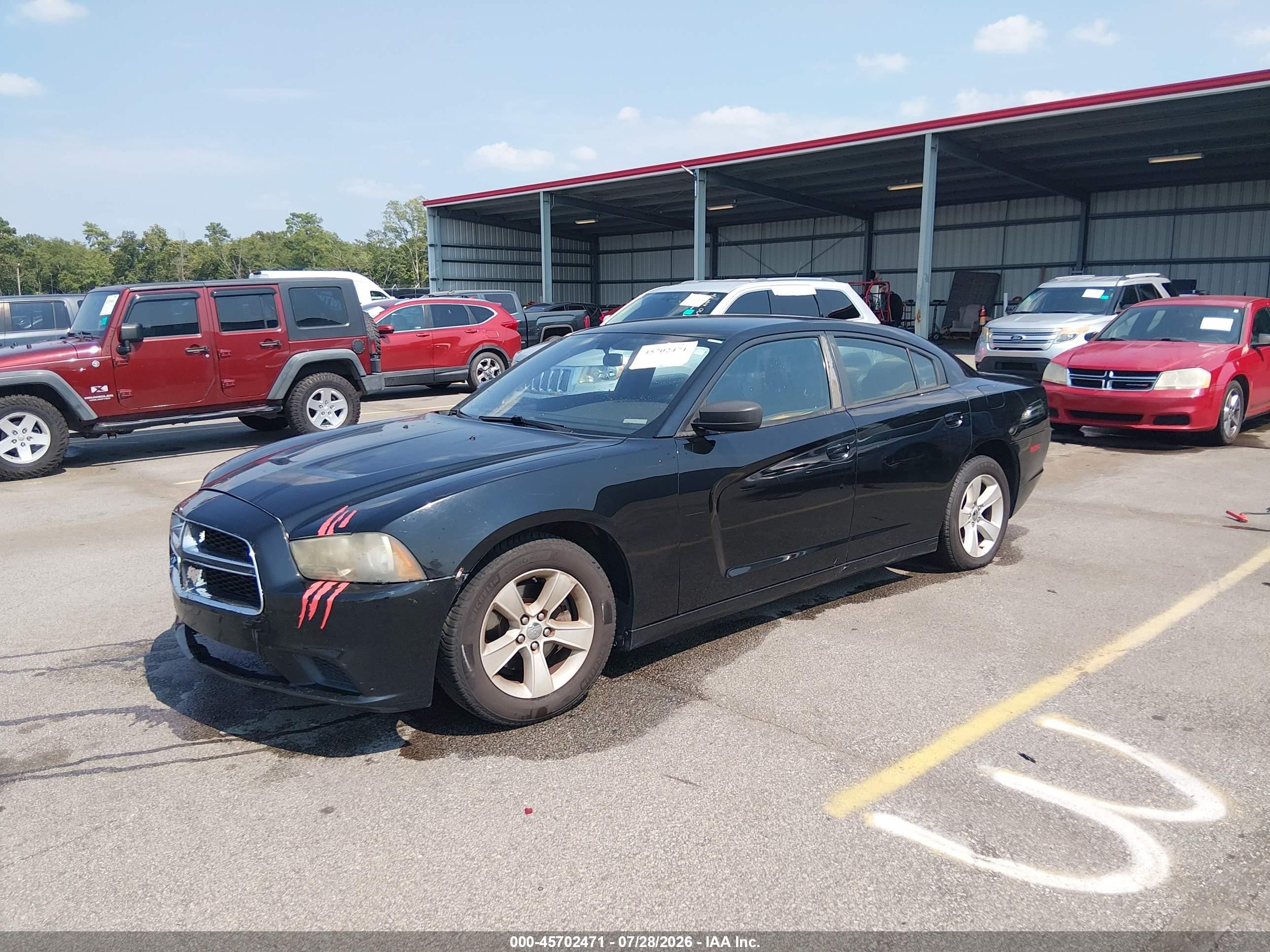 2012 Dodge Charger Se Black vin: 2C3CDXBGXCH187353