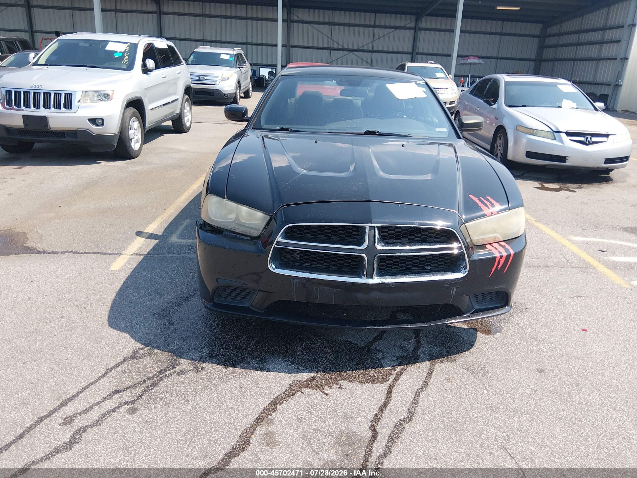 2012 Dodge Charger Se Black vin: 2C3CDXBGXCH187353