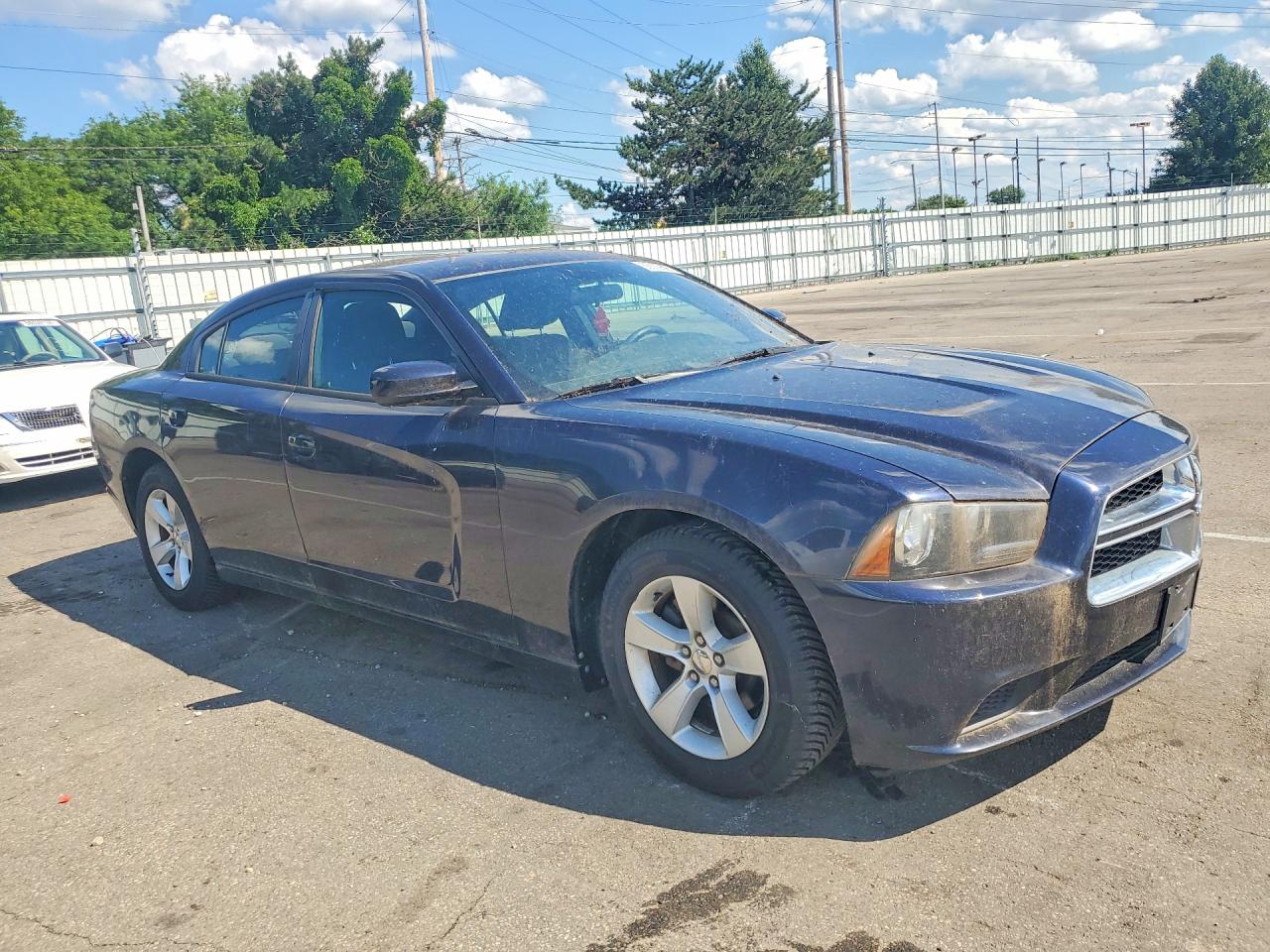 2012 Dodge Charger Se Blue vin: 2C3CDXBGXCH302615