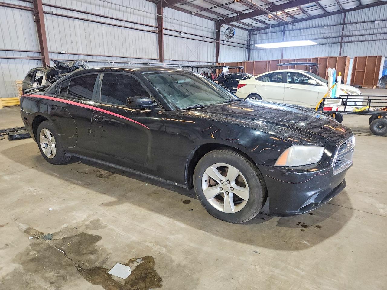 2013 Dodge Charger Se Black vin: 2C3CDXBGXDH509958