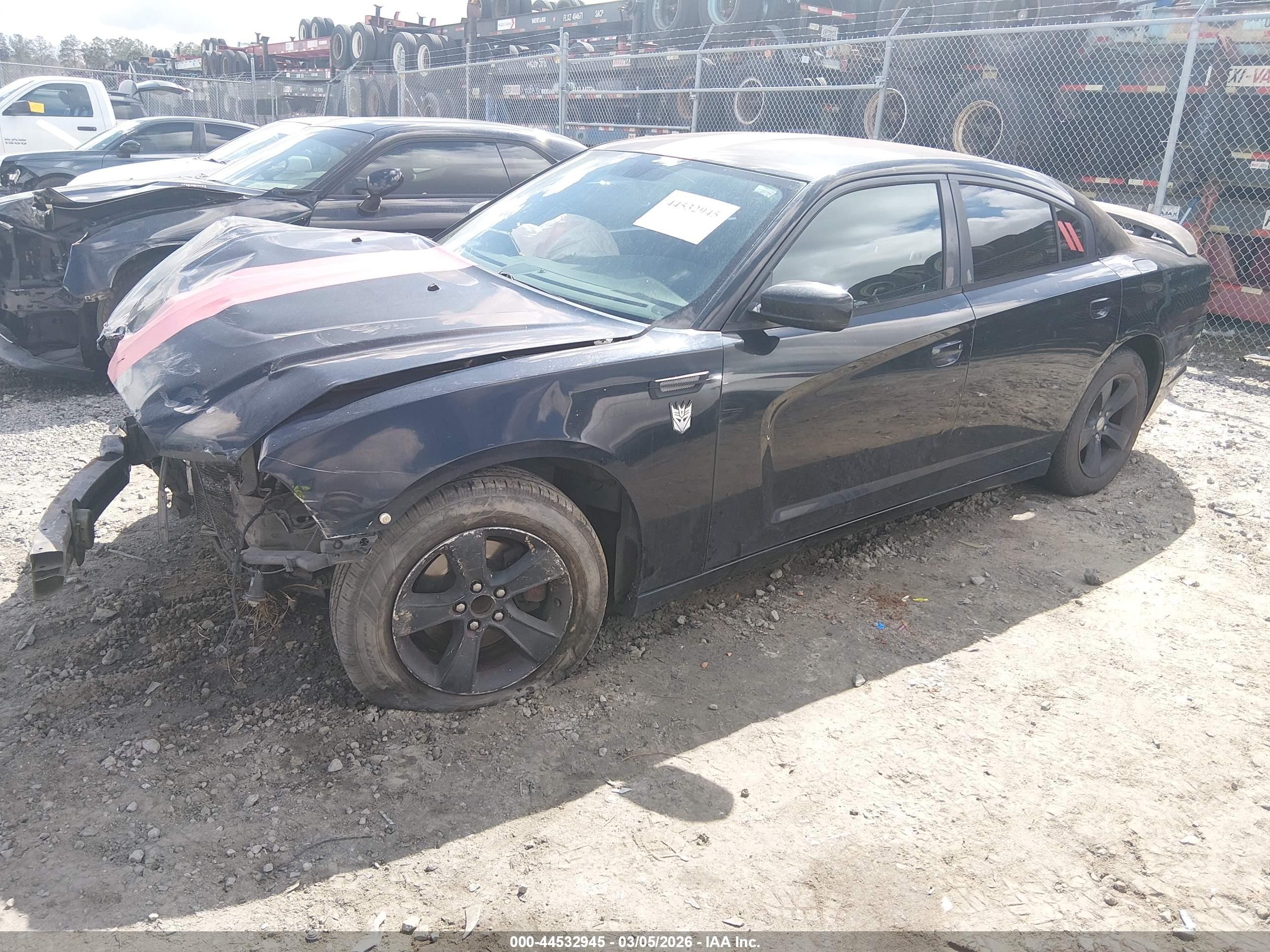 2013 Dodge Charger Se Black vin: 2C3CDXBGXDH539591