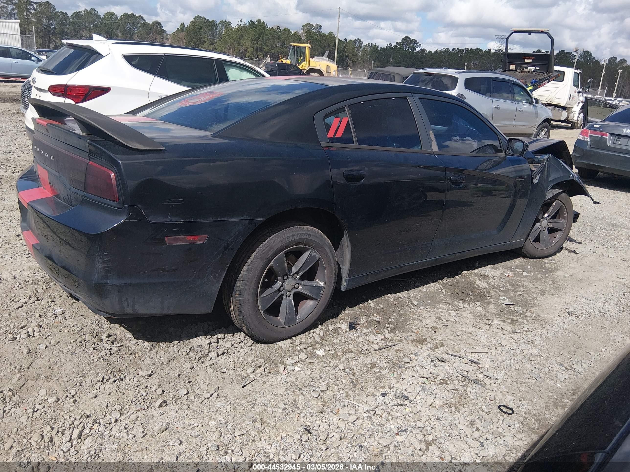 2013 Dodge Charger Se Black vin: 2C3CDXBGXDH539591