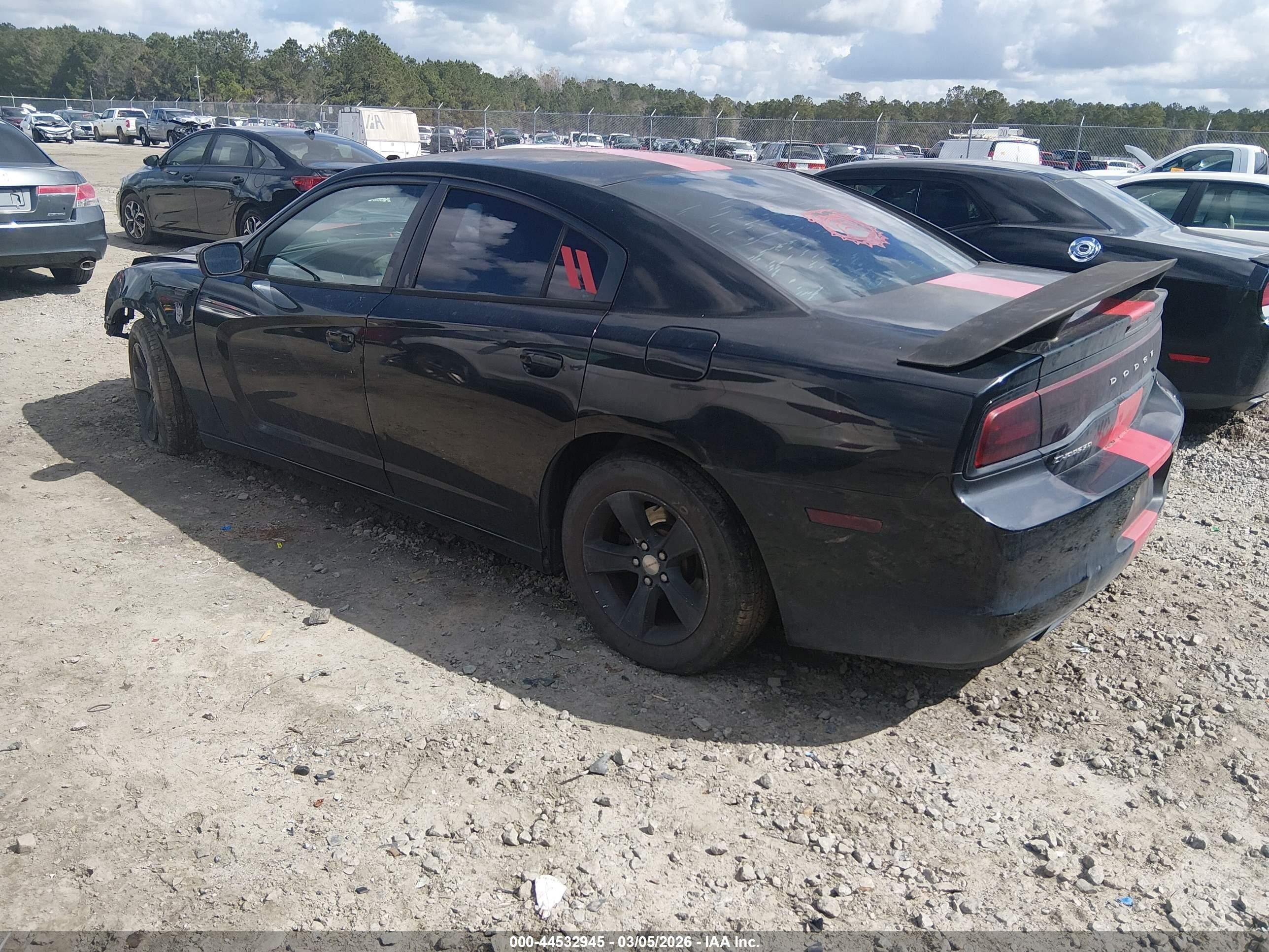 2013 Dodge Charger Se Black vin: 2C3CDXBGXDH539591