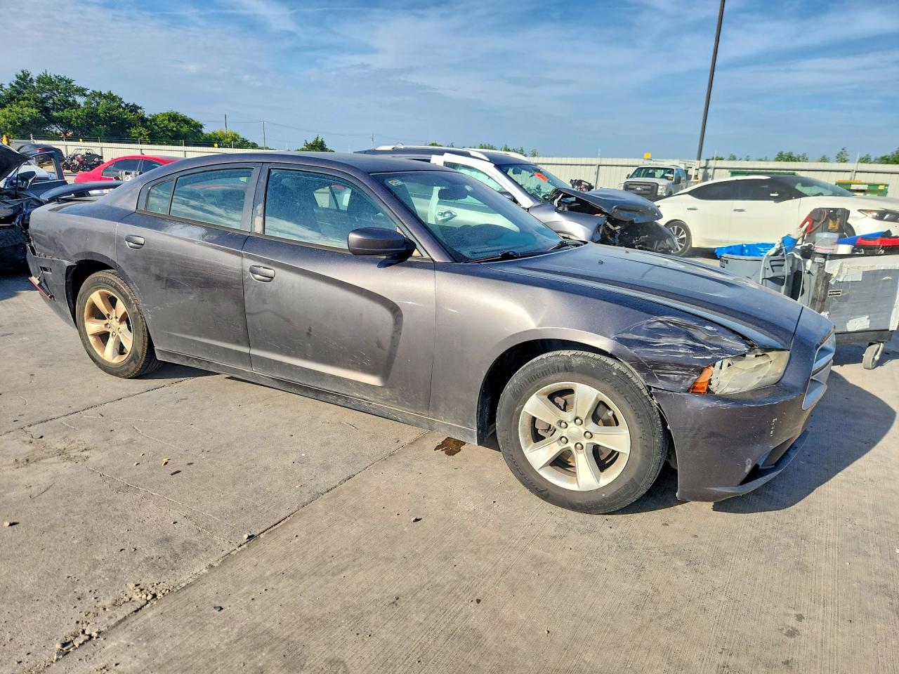 2013 Dodge Charger Se Gray vin: 2C3CDXBGXDH542331