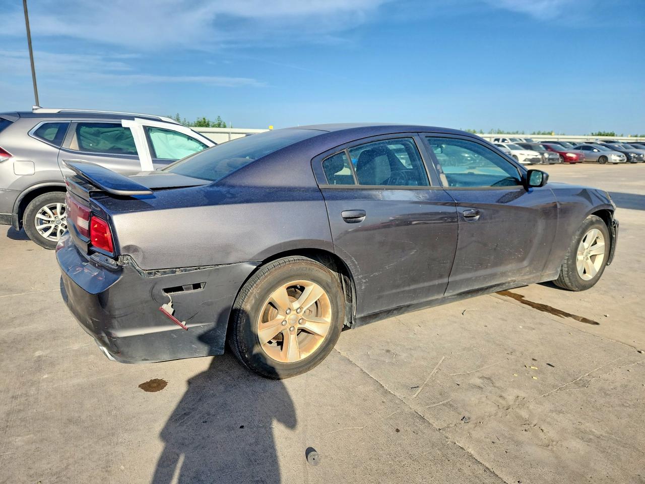 2013 Dodge Charger Se Gray vin: 2C3CDXBGXDH542331