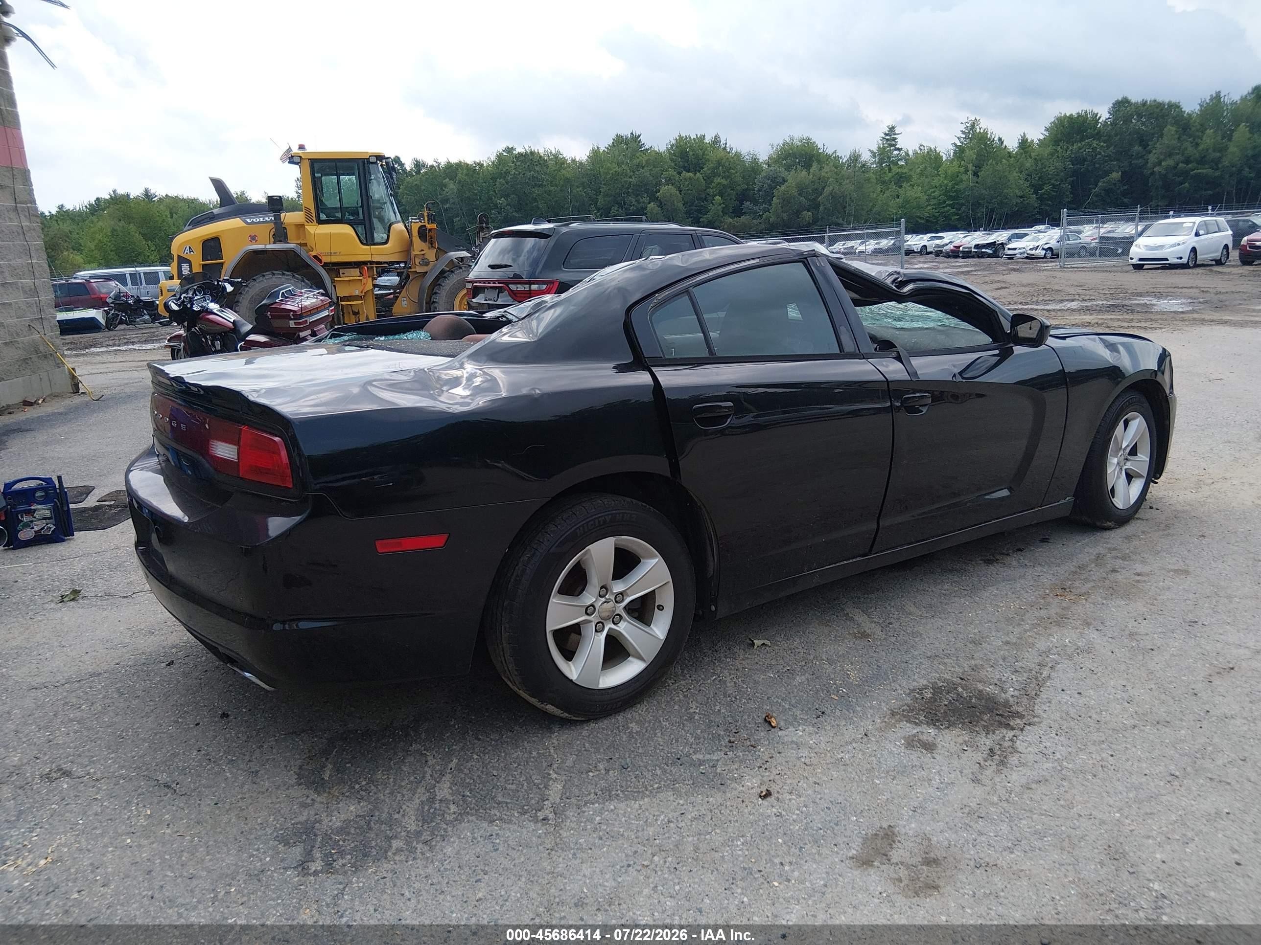 2013 Dodge Charger Se Black vin: 2C3CDXBGXDH568394