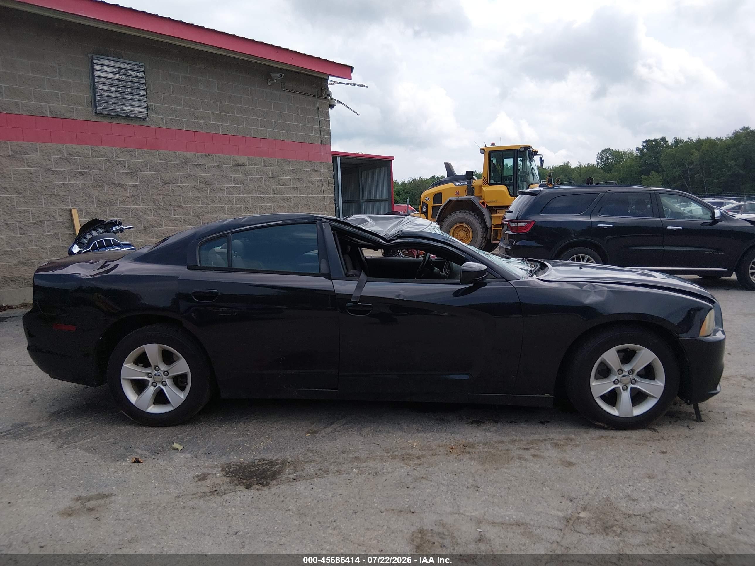2013 Dodge Charger Se Black vin: 2C3CDXBGXDH568394