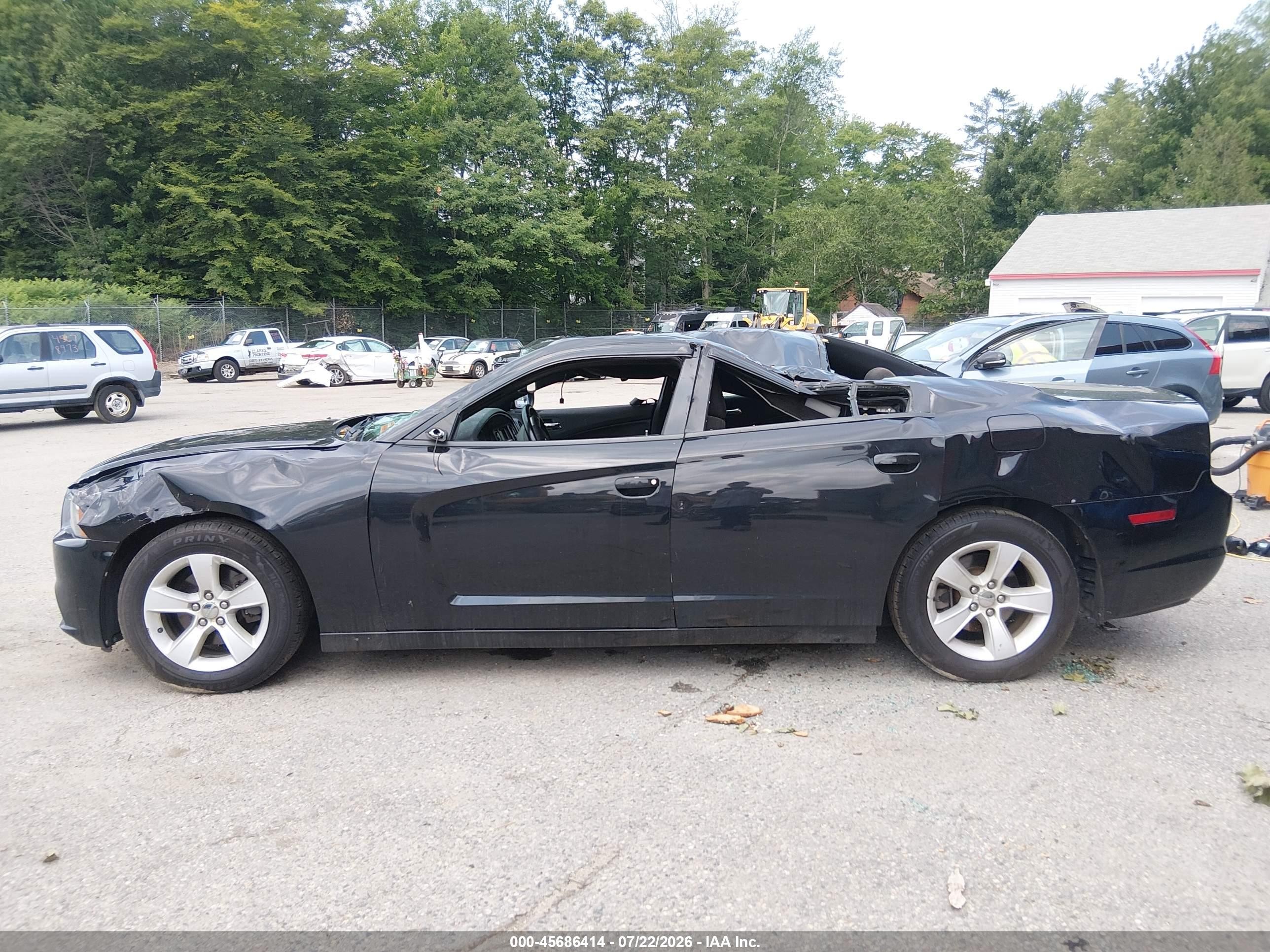 2013 Dodge Charger Se Black vin: 2C3CDXBGXDH568394