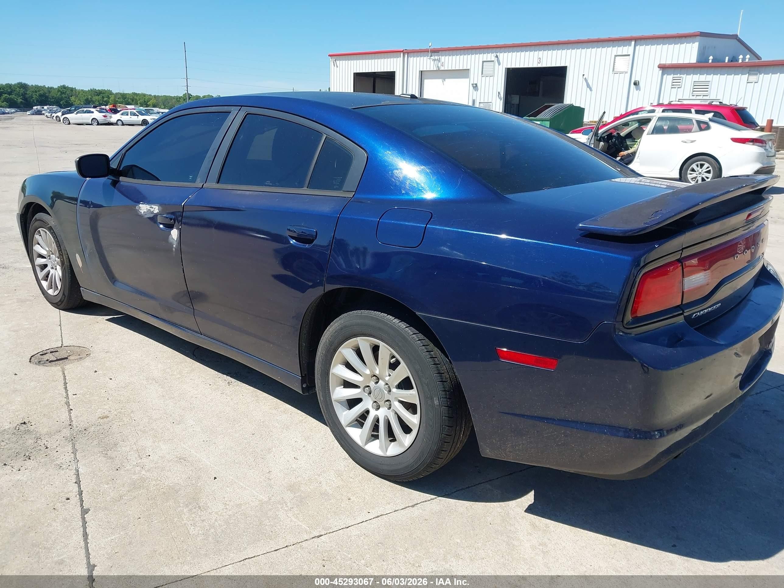 2013 Dodge Charger Se Blue vin: 2C3CDXBGXDH591691