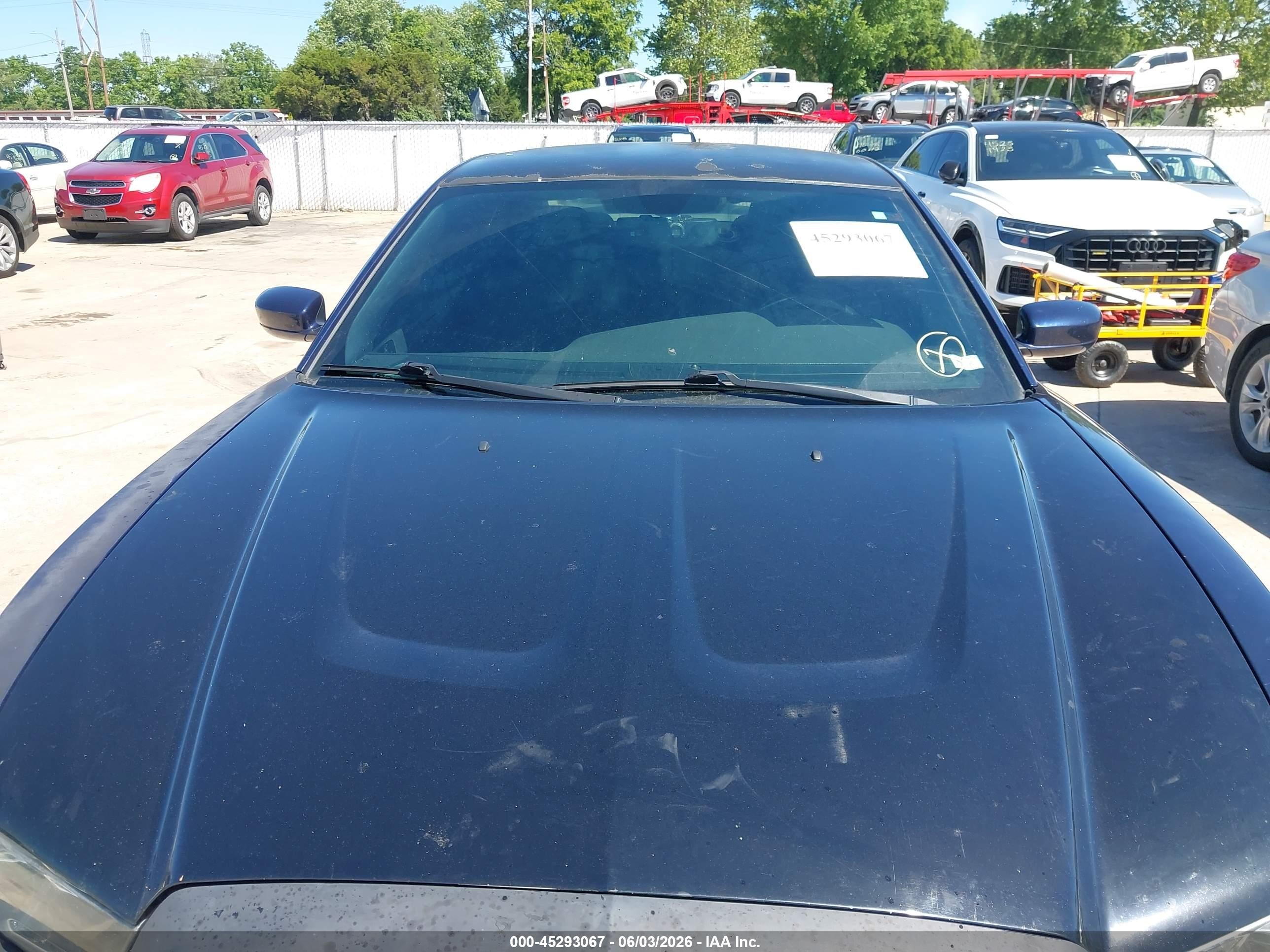 2013 Dodge Charger Se Blue vin: 2C3CDXBGXDH591691