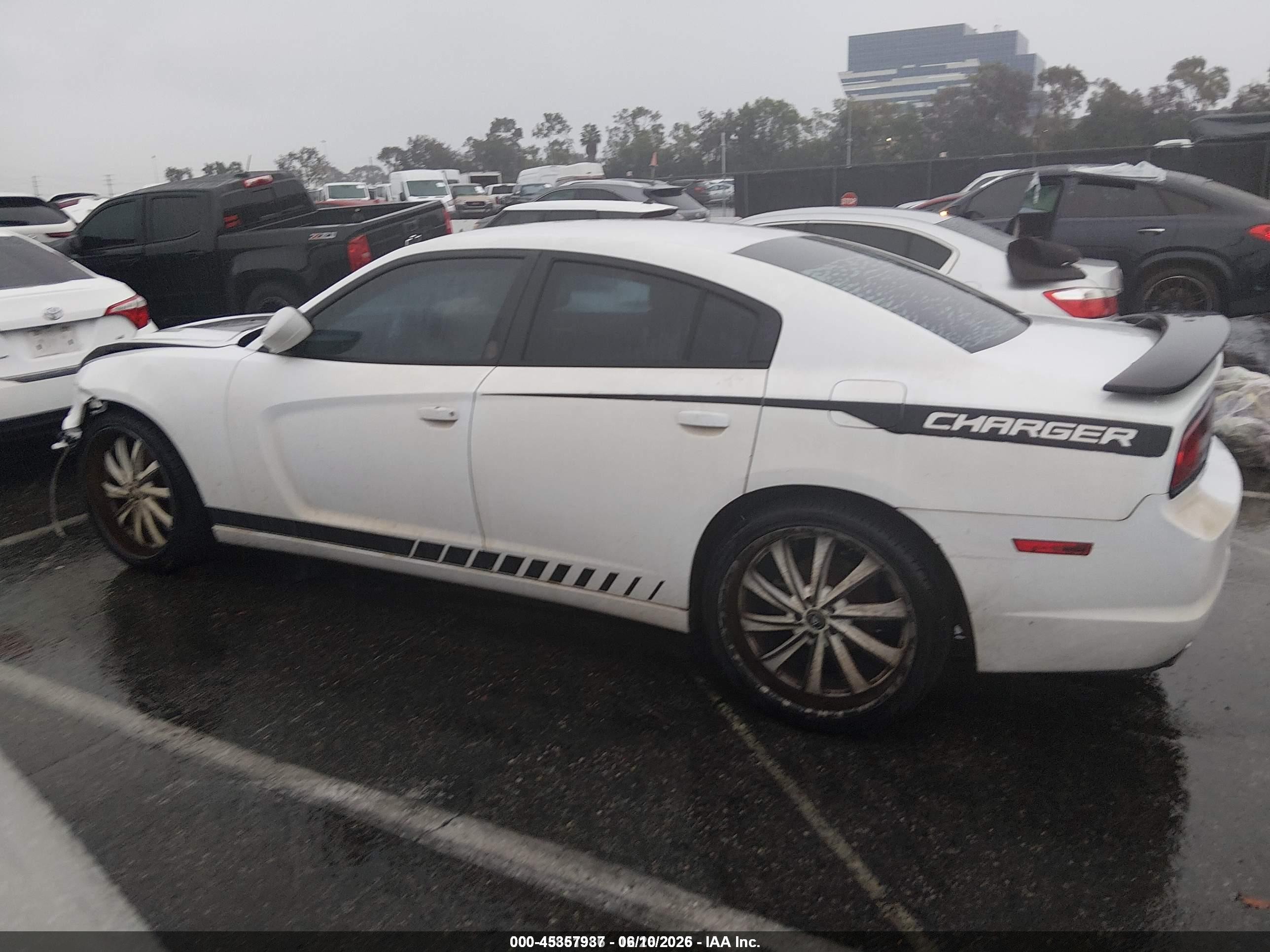 2013 Dodge Charger Se White vin: 2C3CDXBGXDH610014