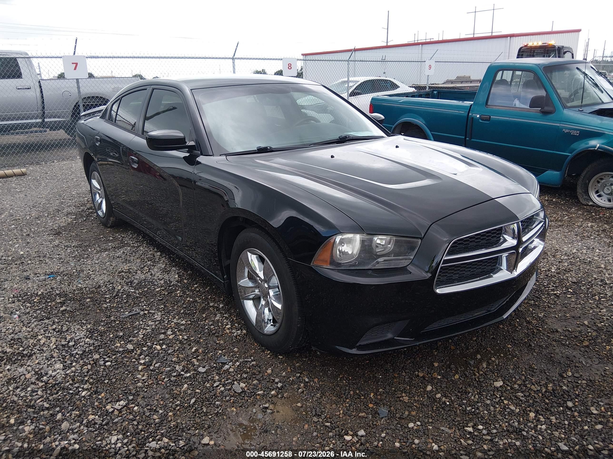 2013 Dodge Charger Se Black vin: 2C3CDXBGXDH706645