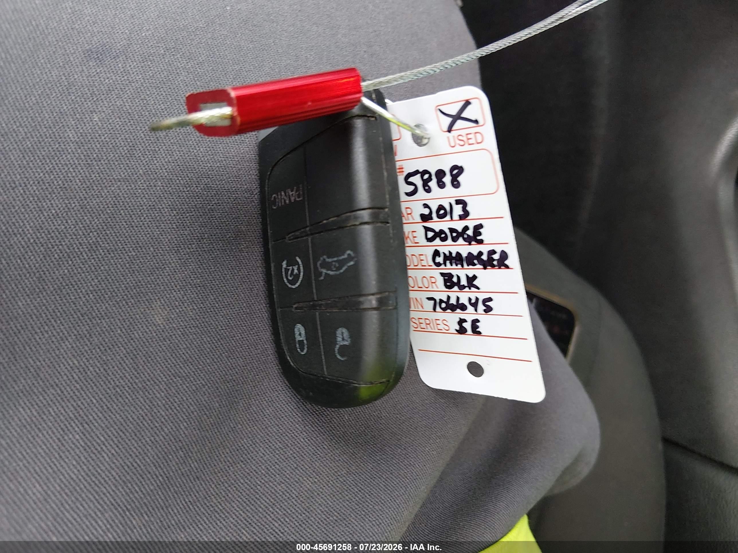 2013 Dodge Charger Se Black vin: 2C3CDXBGXDH706645