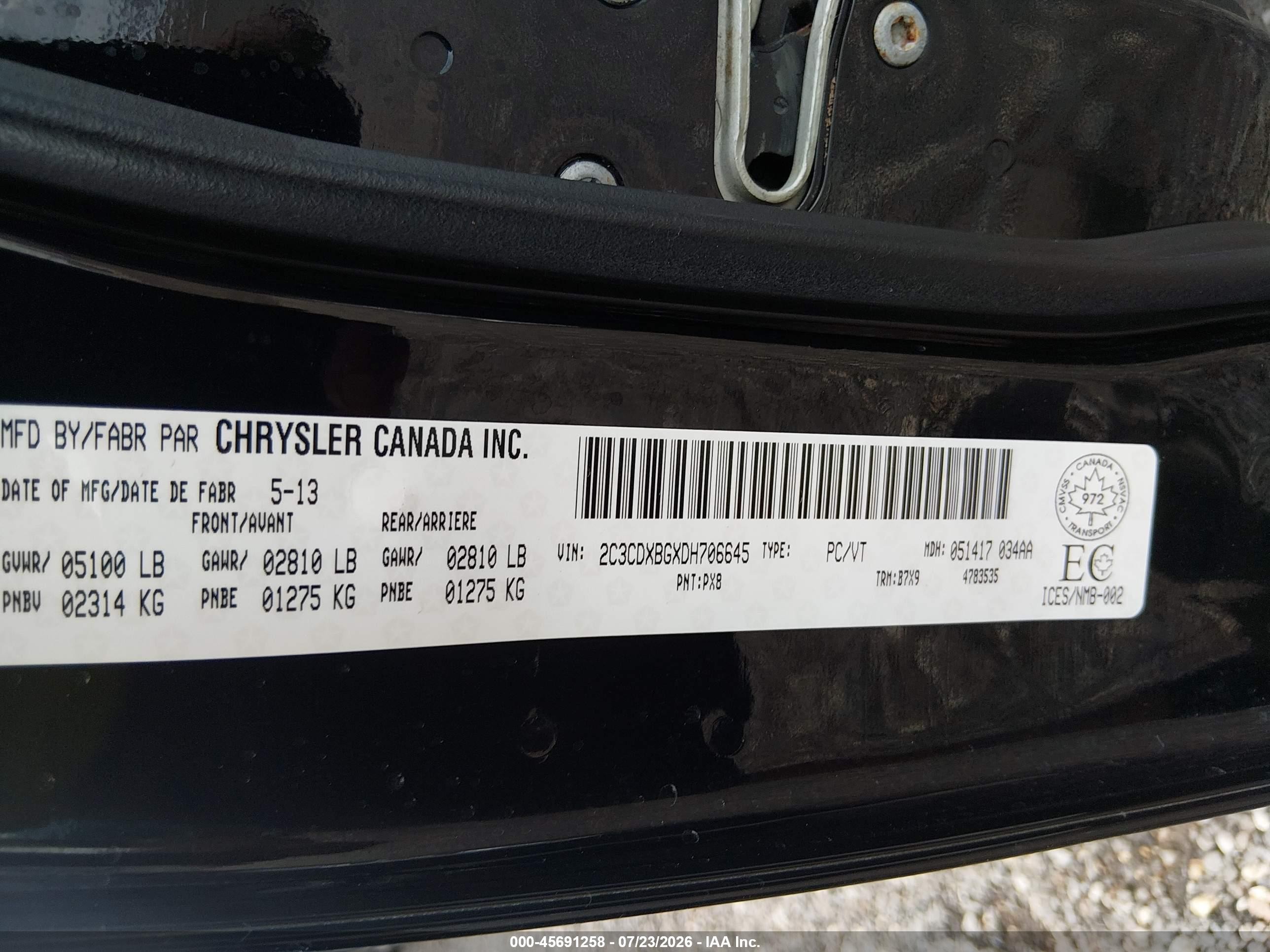 2013 Dodge Charger Se Black vin: 2C3CDXBGXDH706645