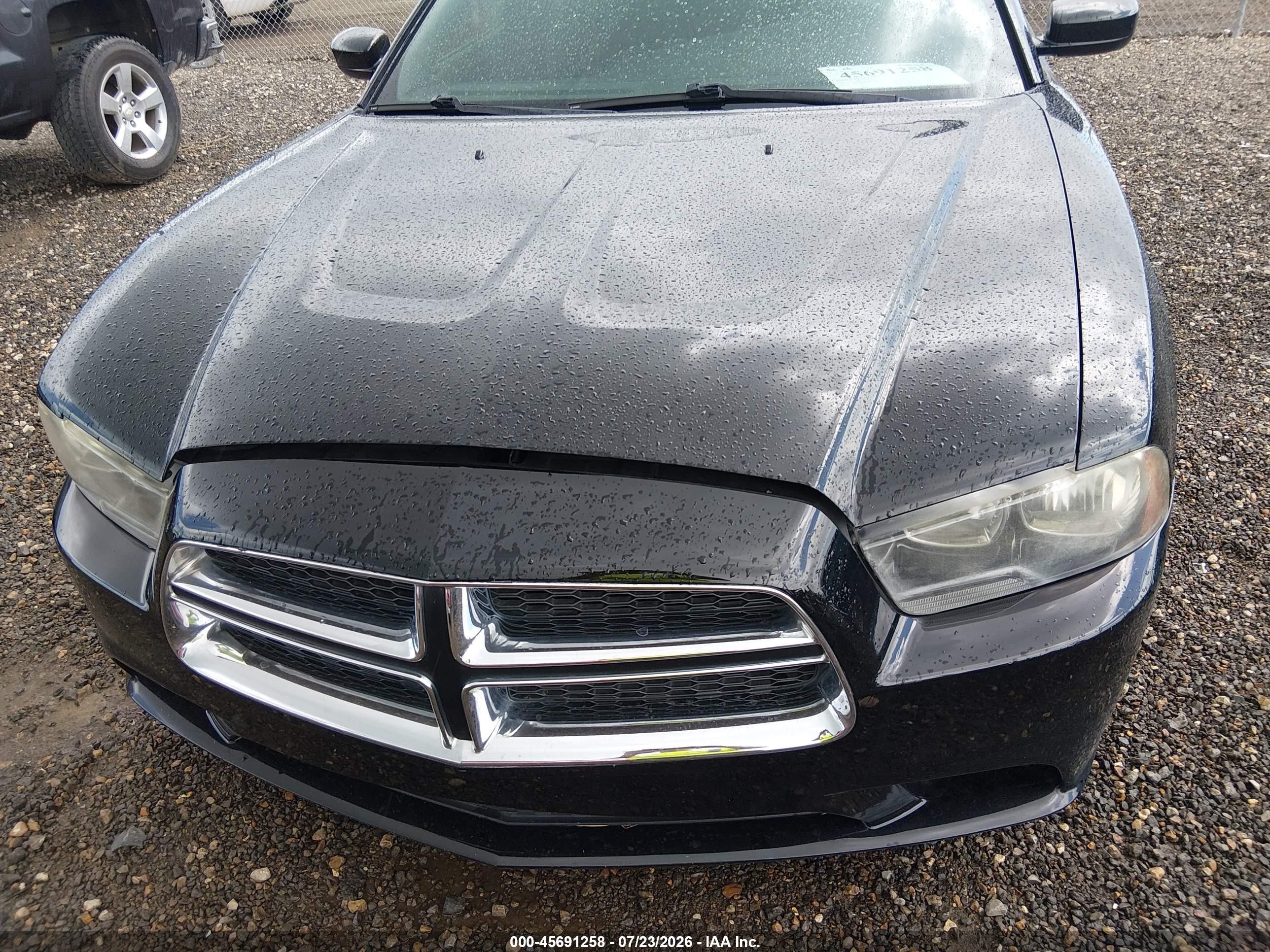 2013 Dodge Charger Se Black vin: 2C3CDXBGXDH706645