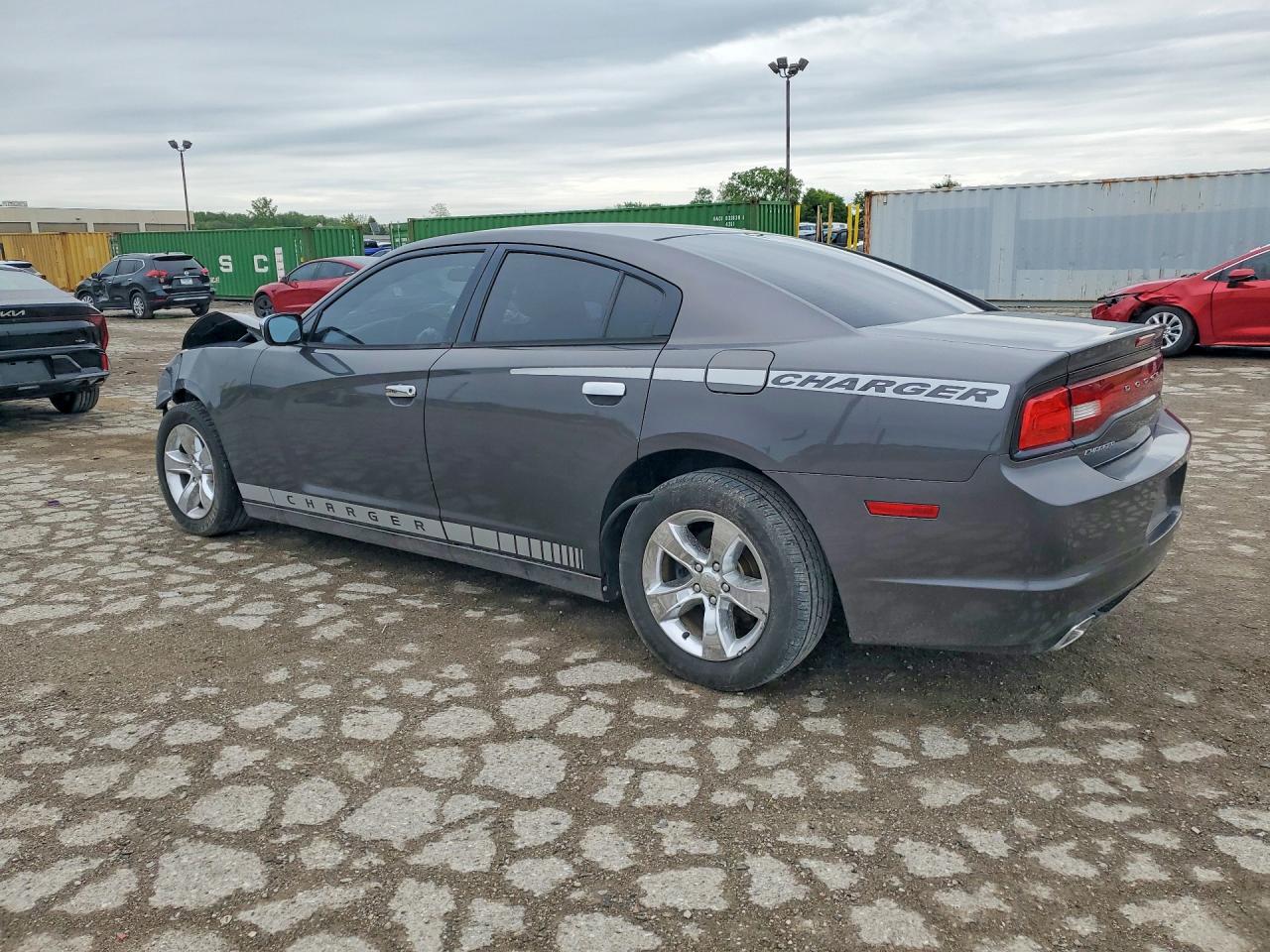 2014 Dodge Charger Se Gray vin: 2C3CDXBGXEH131528
