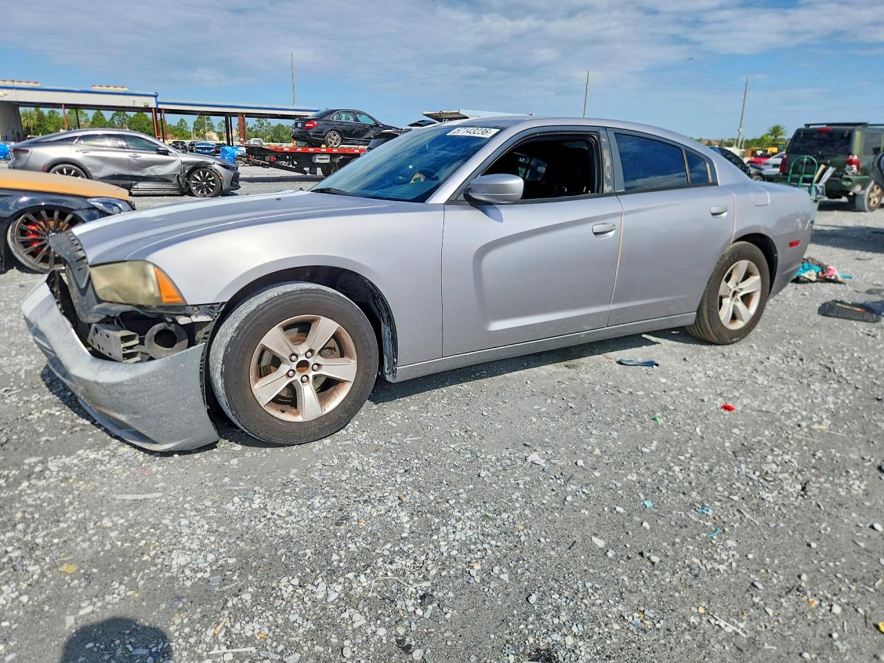 2014 Dodge Charger Se Silver vin: 2C3CDXBGXEH168403