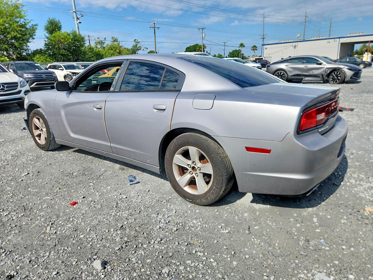 2014 Dodge Charger Se Silver vin: 2C3CDXBGXEH168403