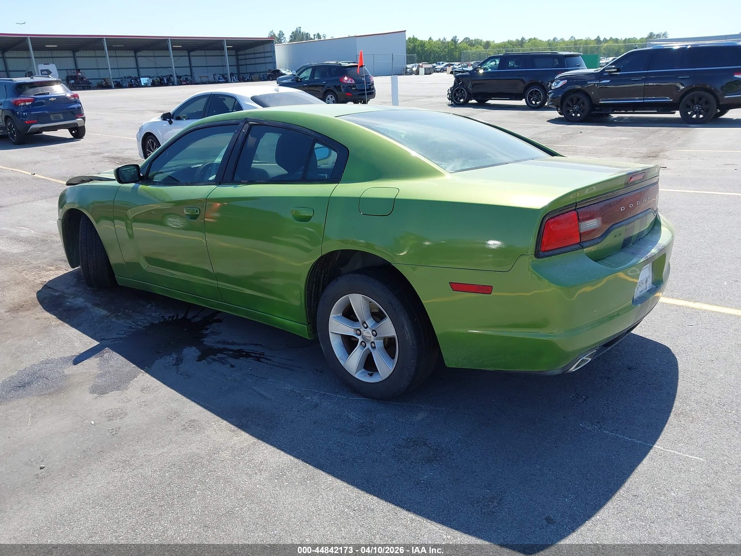 2014 Dodge Charger Se Green vin: 2C3CDXBGXEH170491
