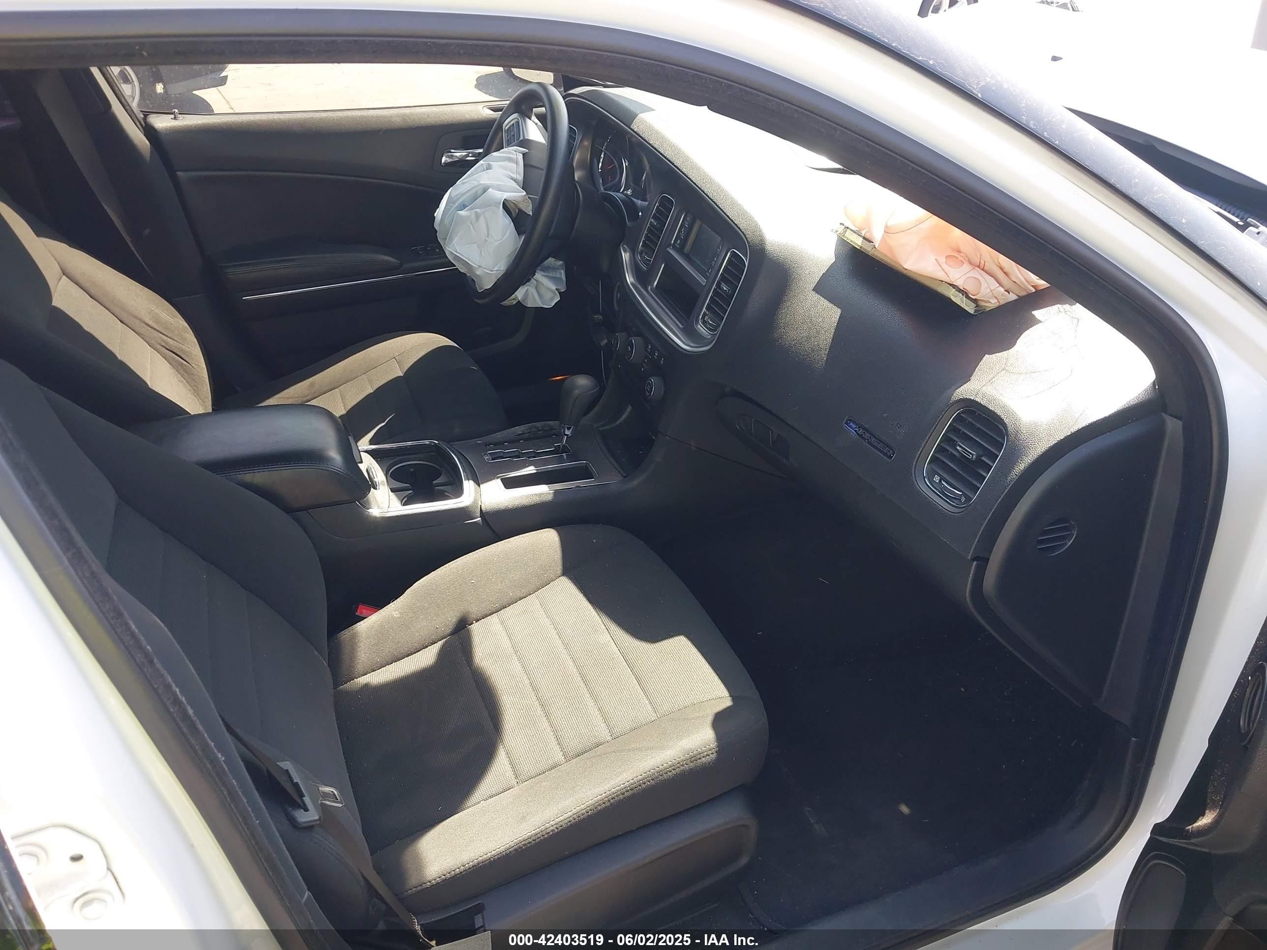2014 Dodge Charger Se Black vin: 2C3CDXBGXEH170877