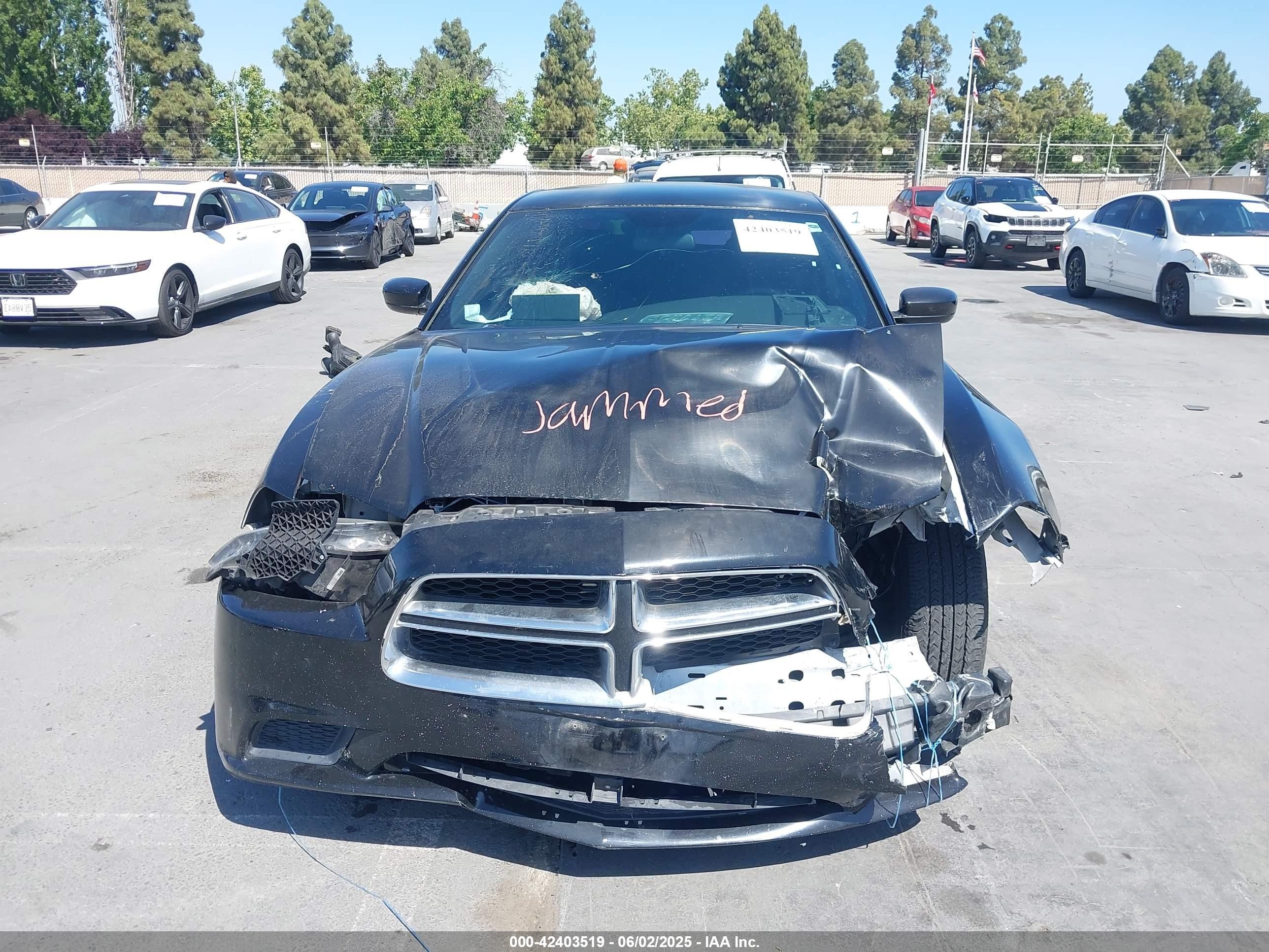 2014 Dodge Charger Se Black vin: 2C3CDXBGXEH170877