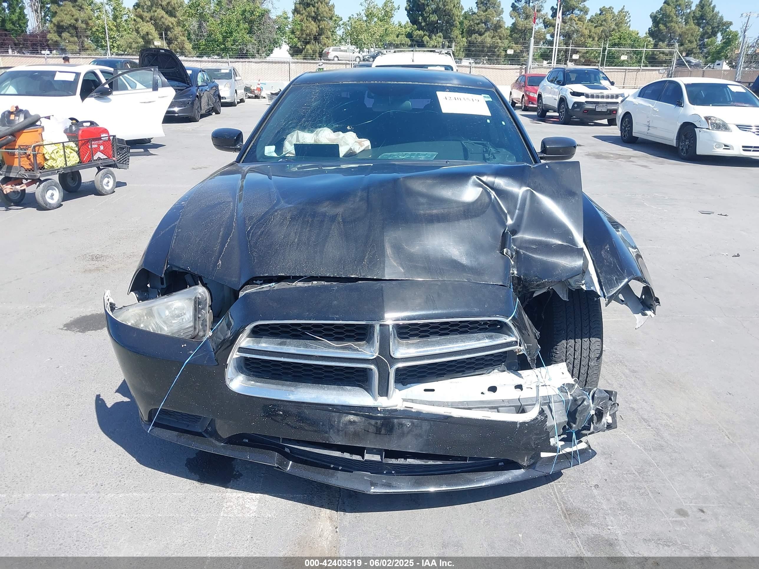 2014 Dodge Charger Se Black vin: 2C3CDXBGXEH170877