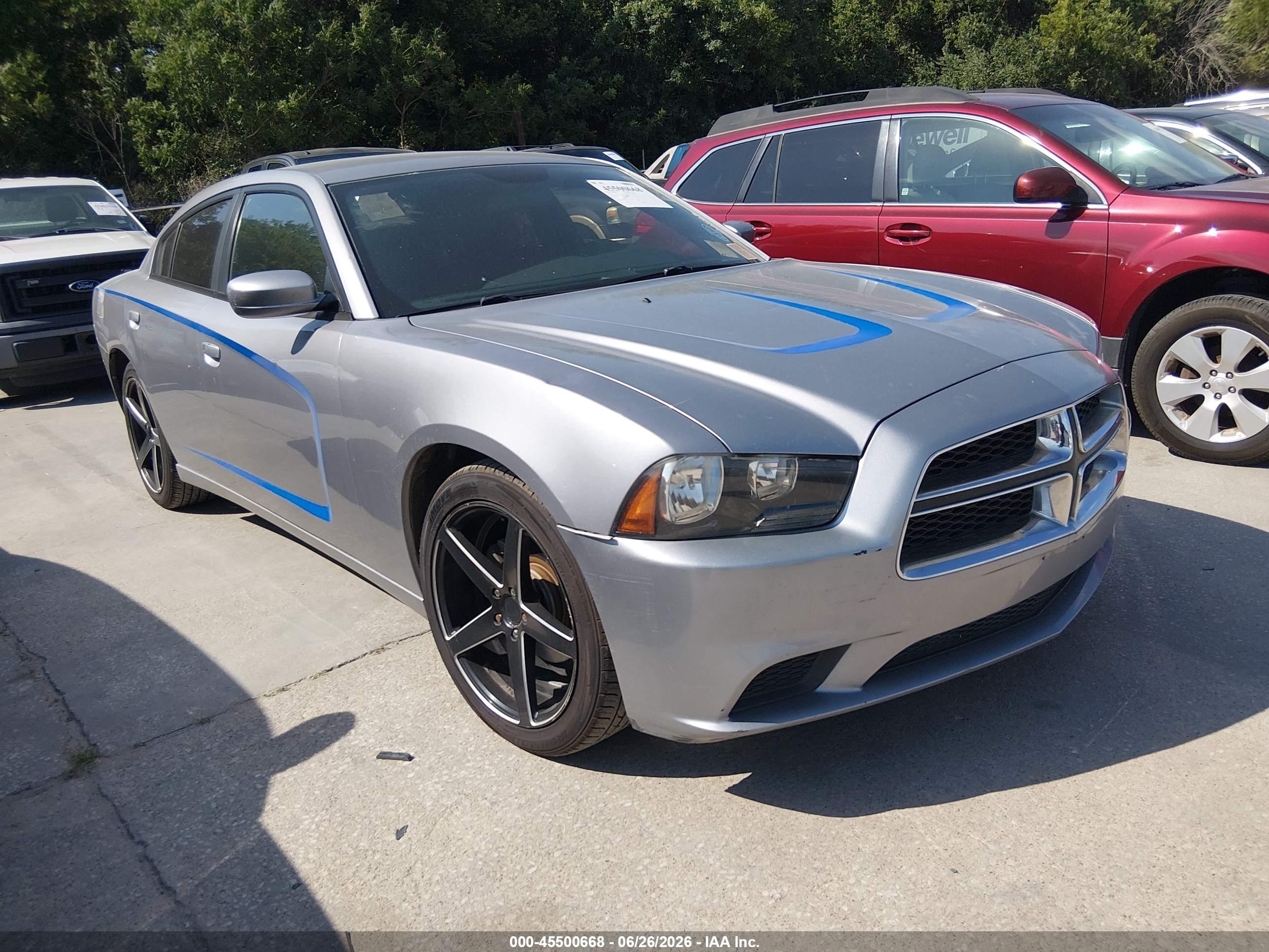 2014 Dodge Charger Se Gray vin: 2C3CDXBGXEH192605