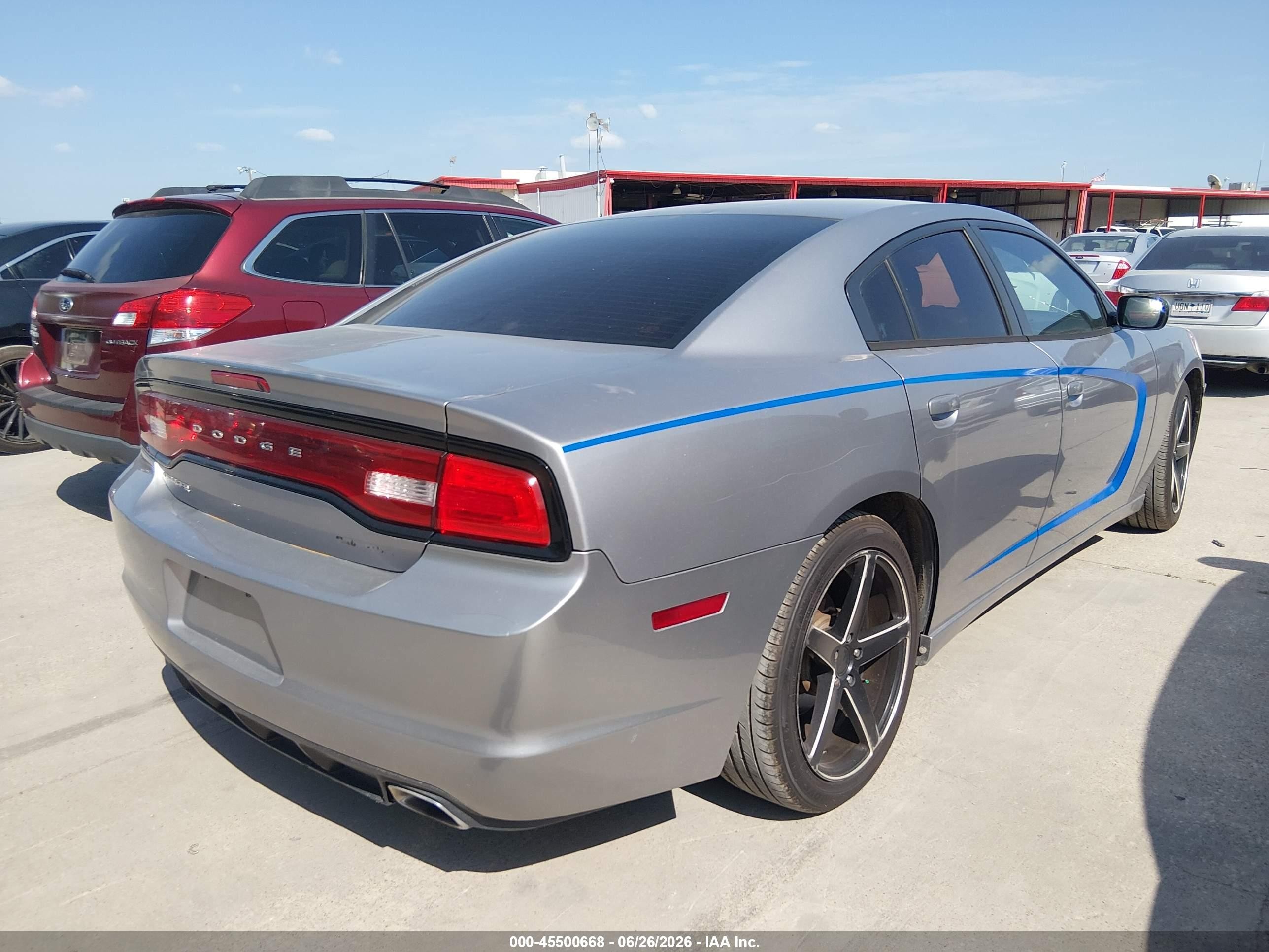 2014 Dodge Charger Se Gray vin: 2C3CDXBGXEH192605