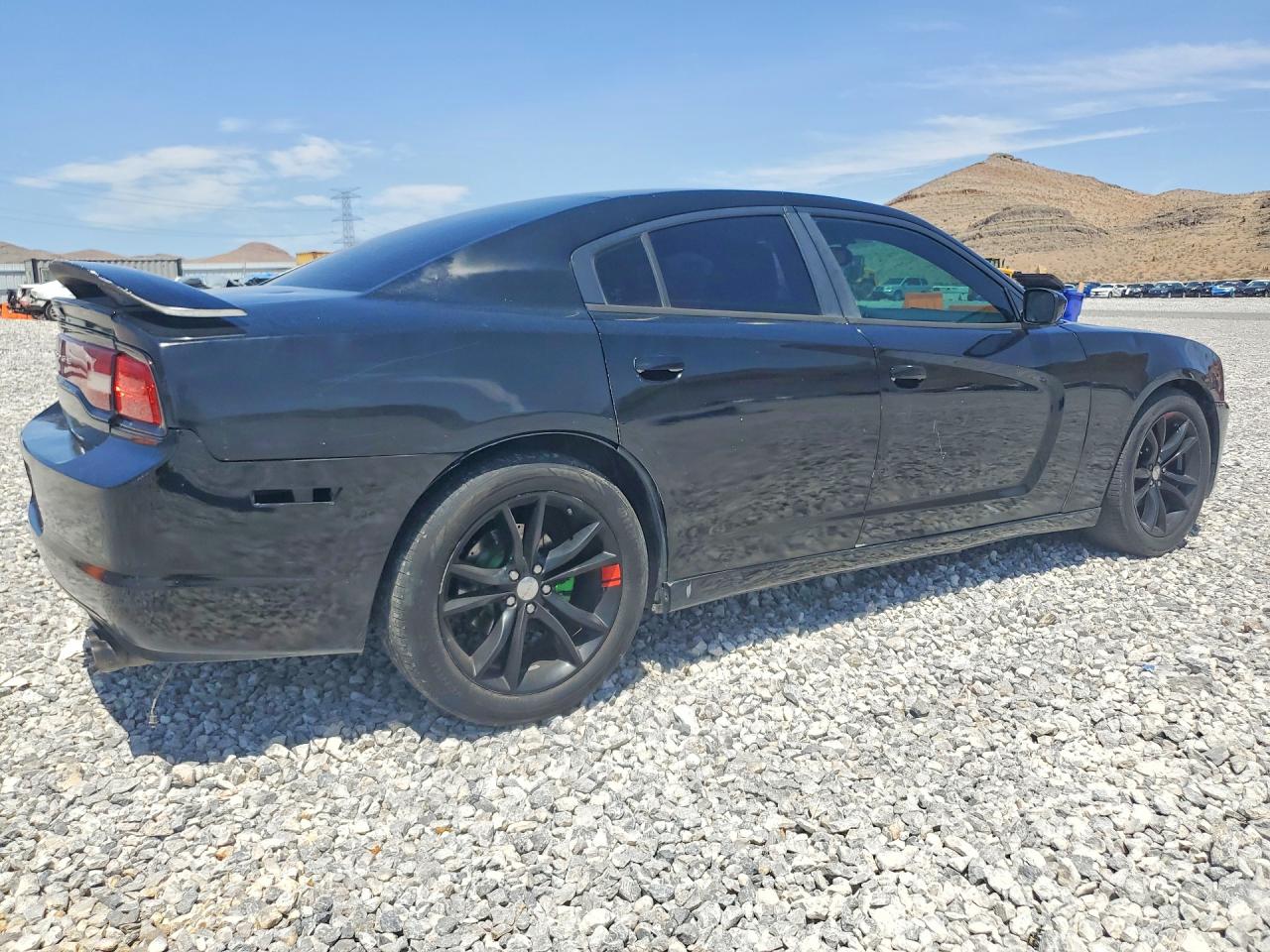 2014 Dodge Charger Se Black vin: 2C3CDXBGXEH215865