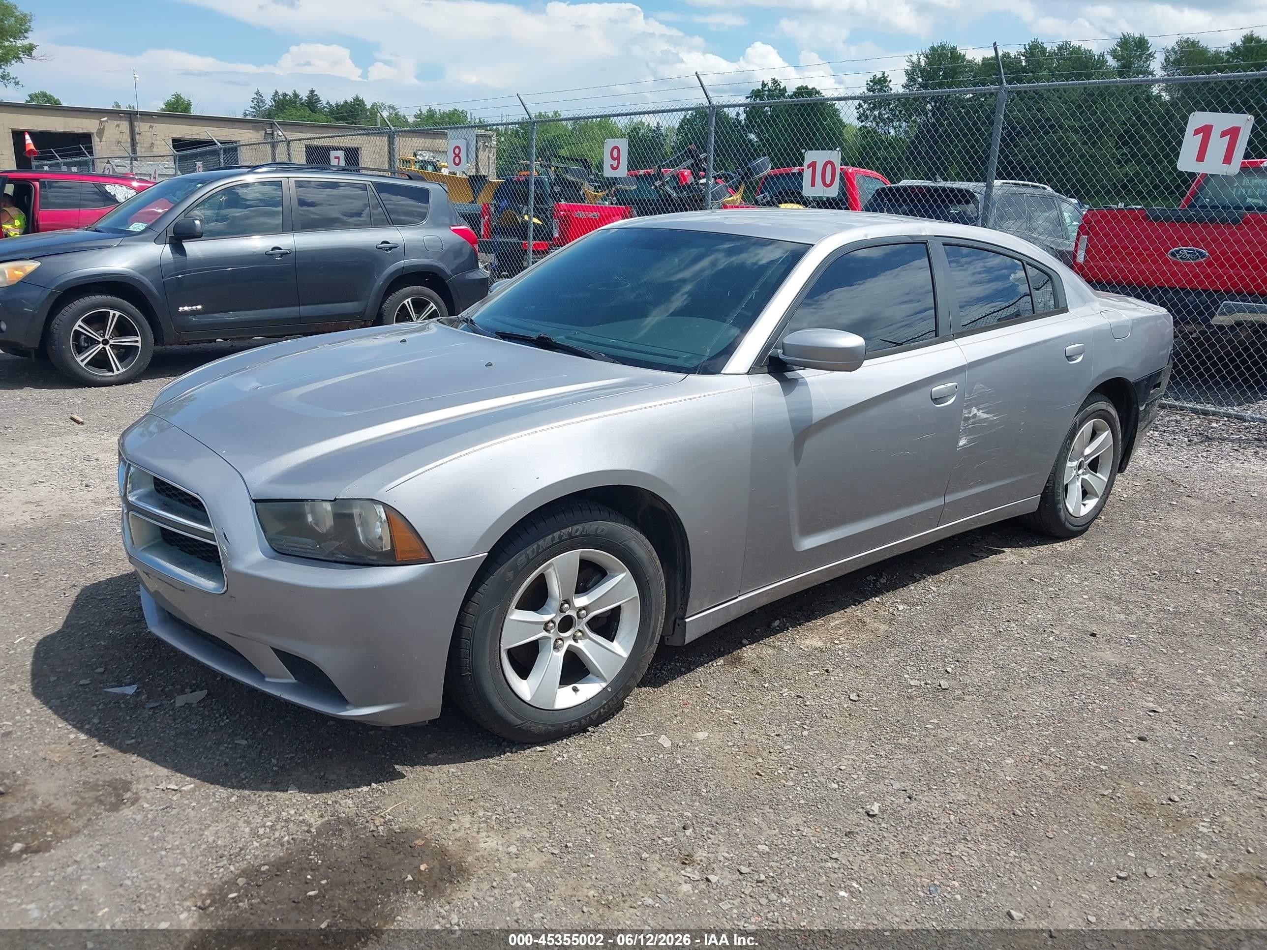 2014 Dodge Charger Se Silver vin: 2C3CDXBGXEH268159