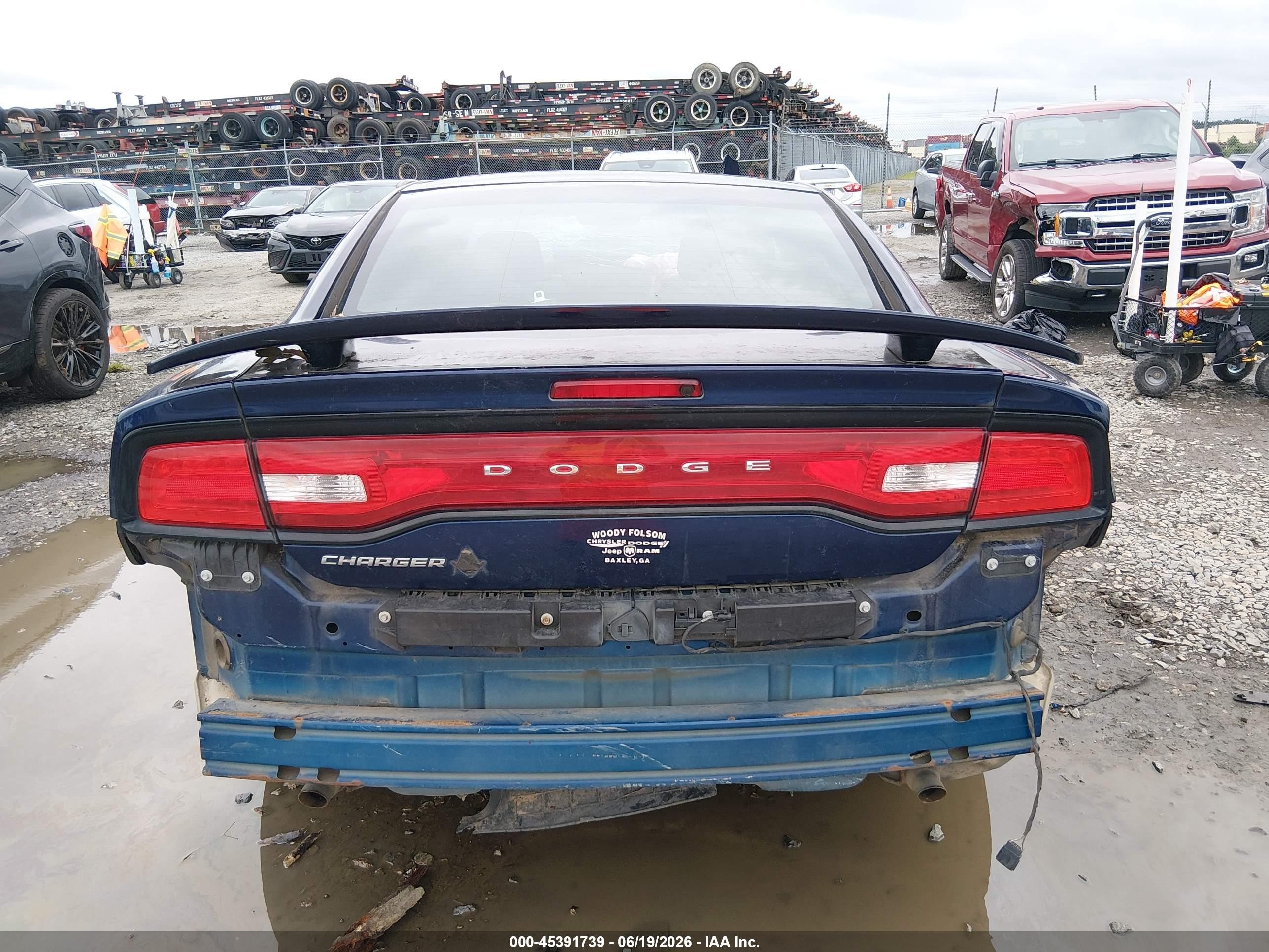 2014 Dodge Charger Se Blue vin: 2C3CDXBGXEH287701