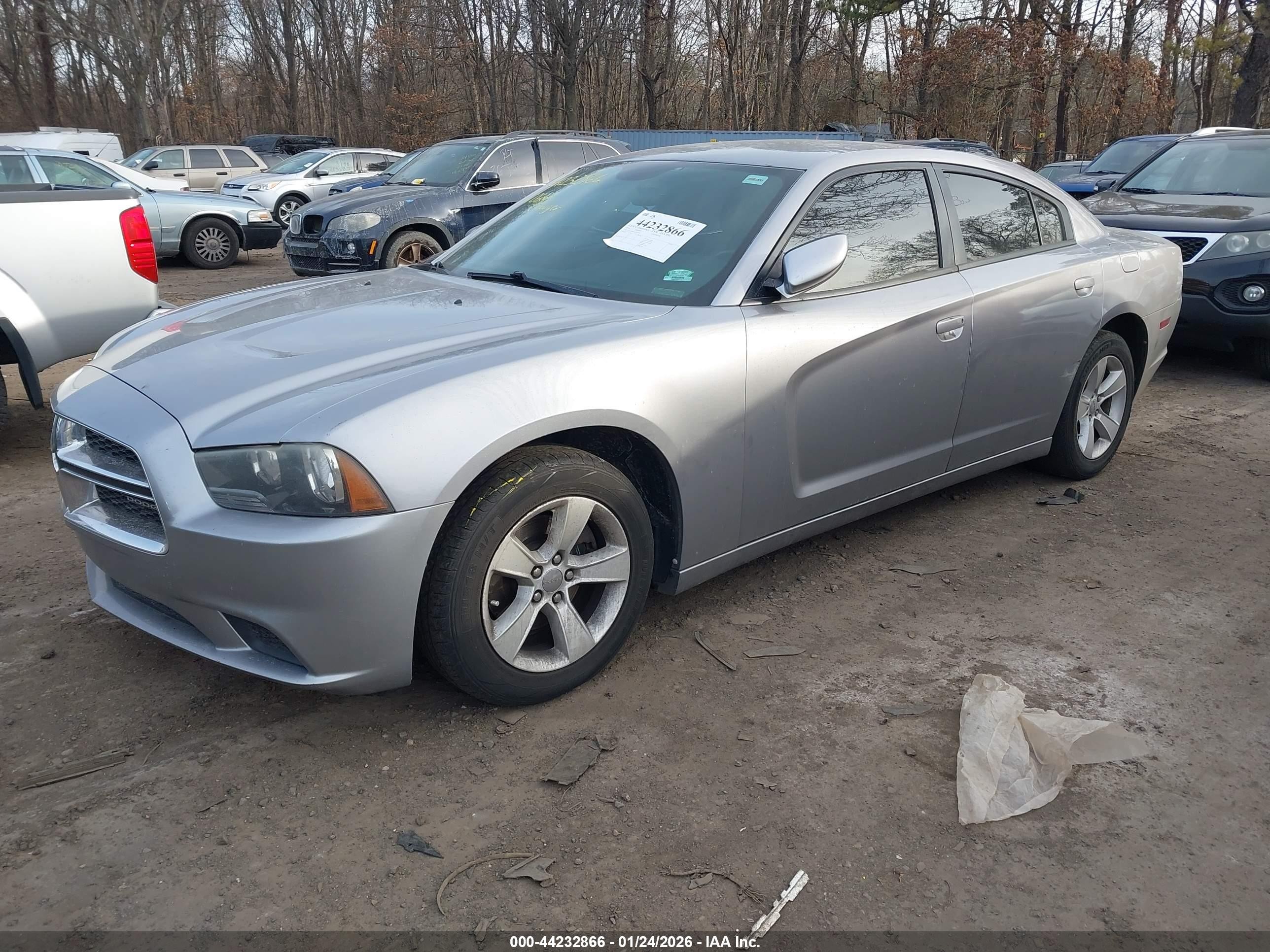 2014 Dodge Charger Se Silver vin: 2C3CDXBGXEH333995