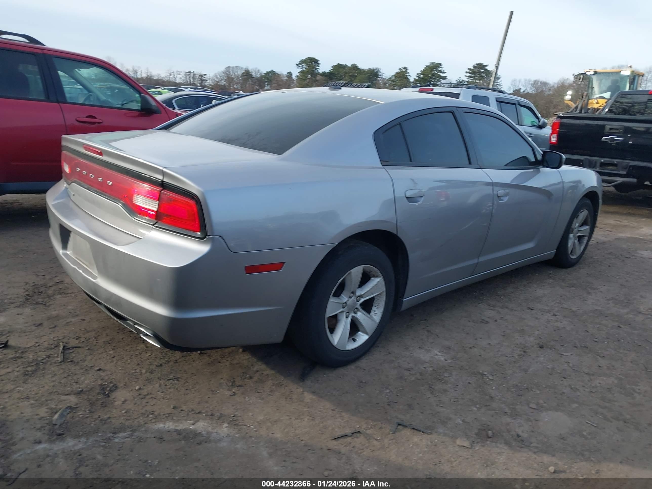 2014 Dodge Charger Se Silver vin: 2C3CDXBGXEH333995