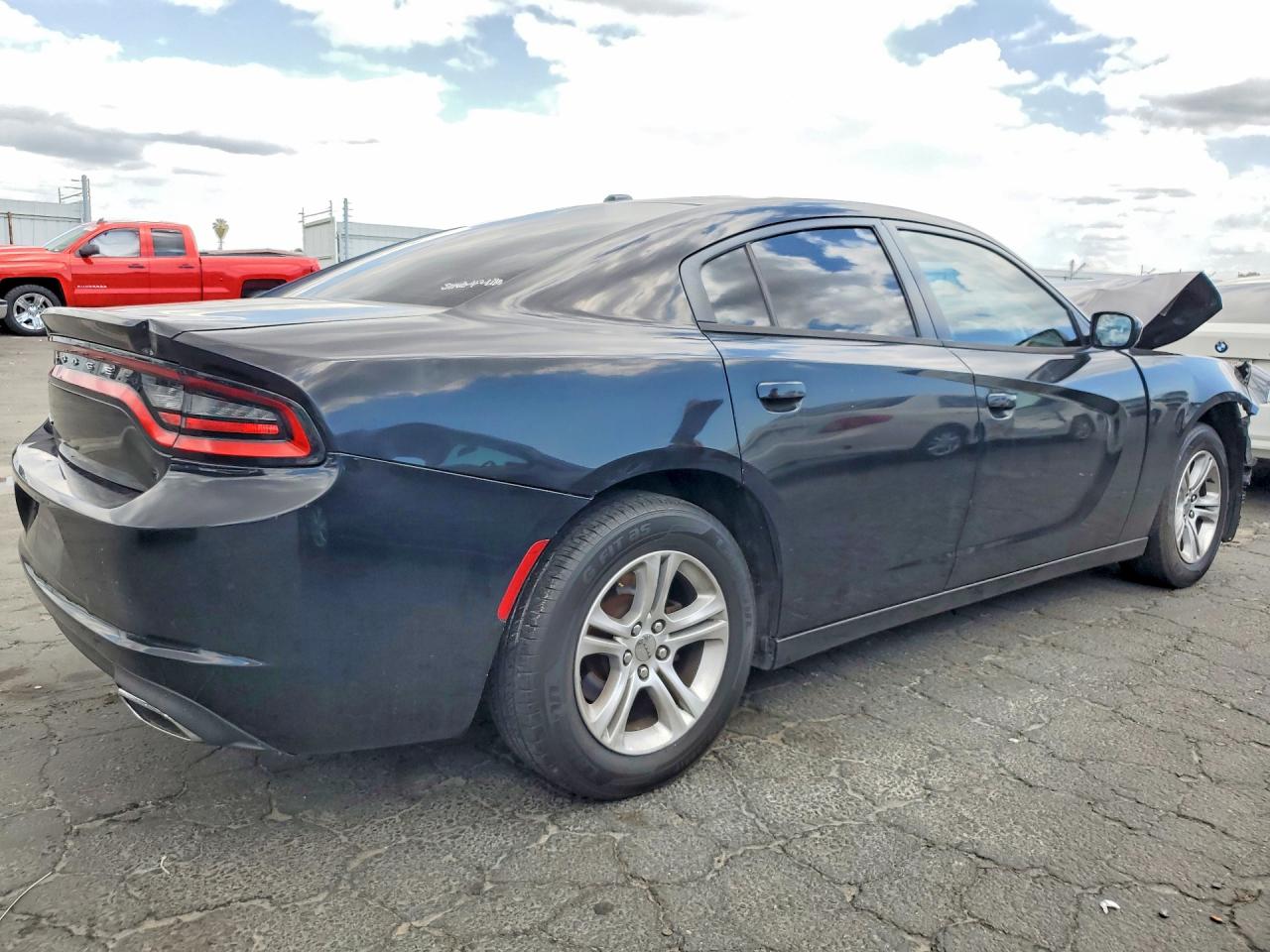 2015 Dodge Charger Se Black vin: 2C3CDXBGXFH721584