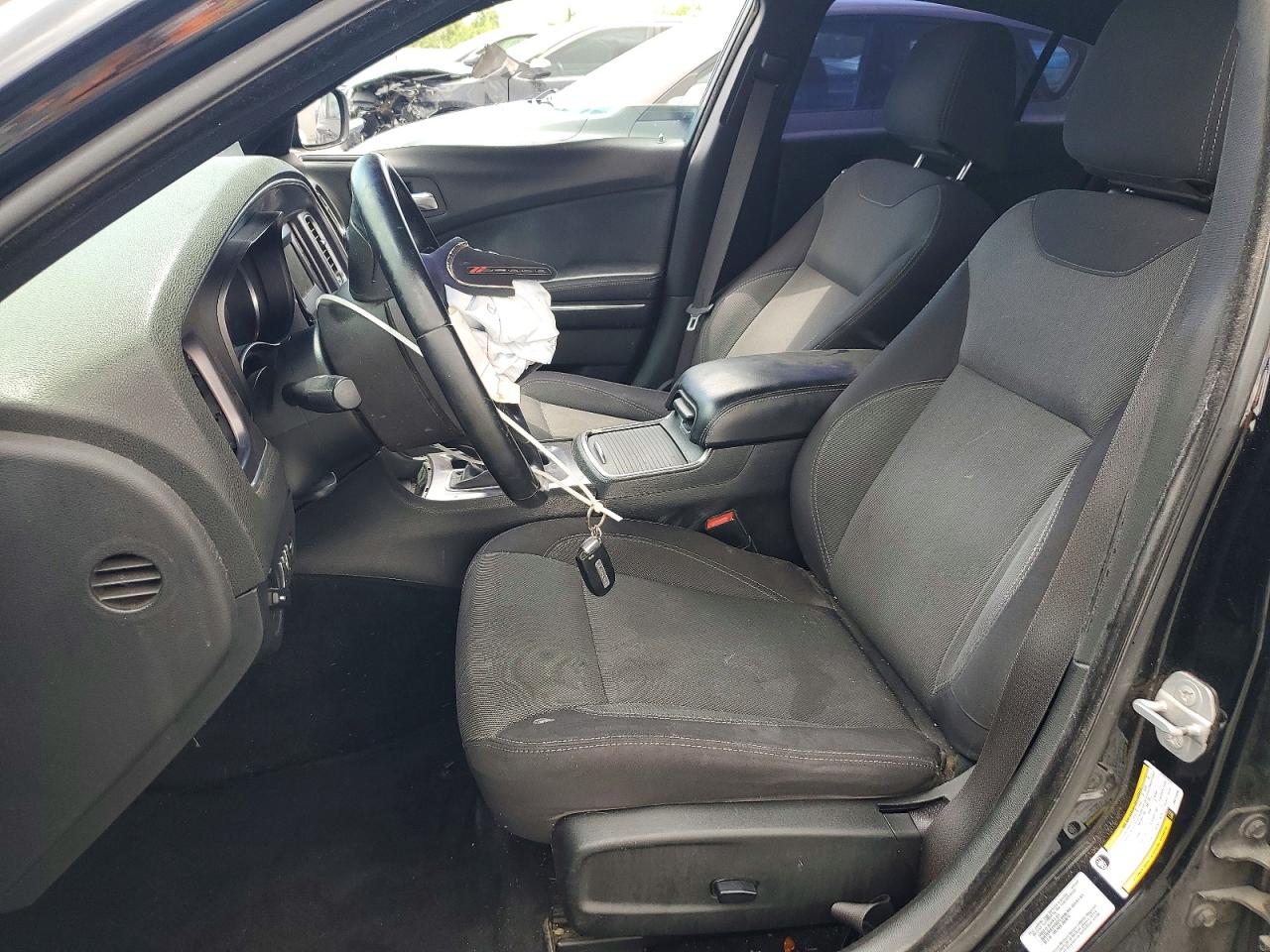 2015 Dodge Charger Se Black vin: 2C3CDXBGXFH721584