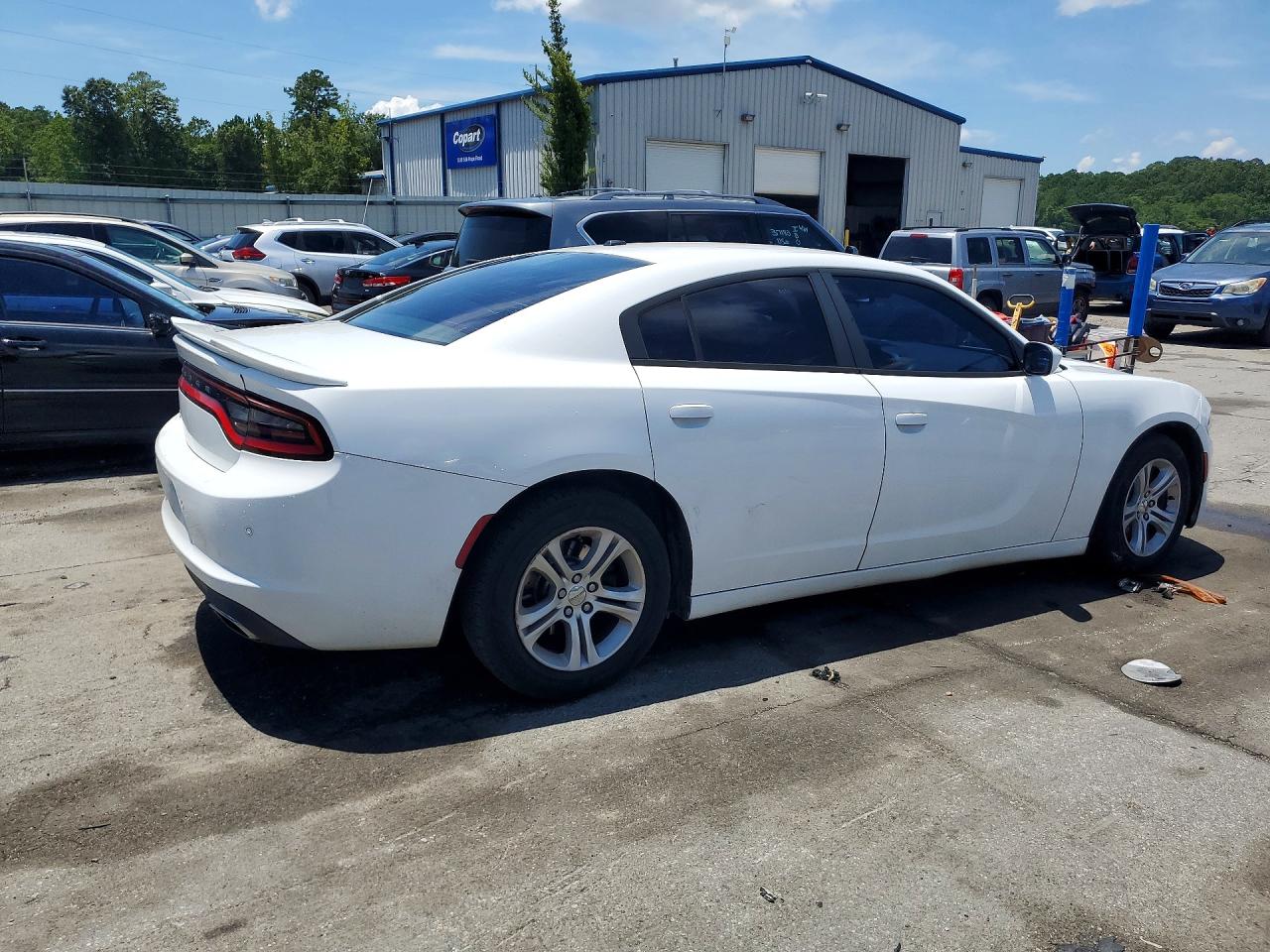 2015 Dodge Charger Se White vin: 2C3CDXBGXFH771370