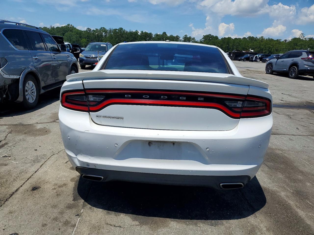 2015 Dodge Charger Se White vin: 2C3CDXBGXFH771370