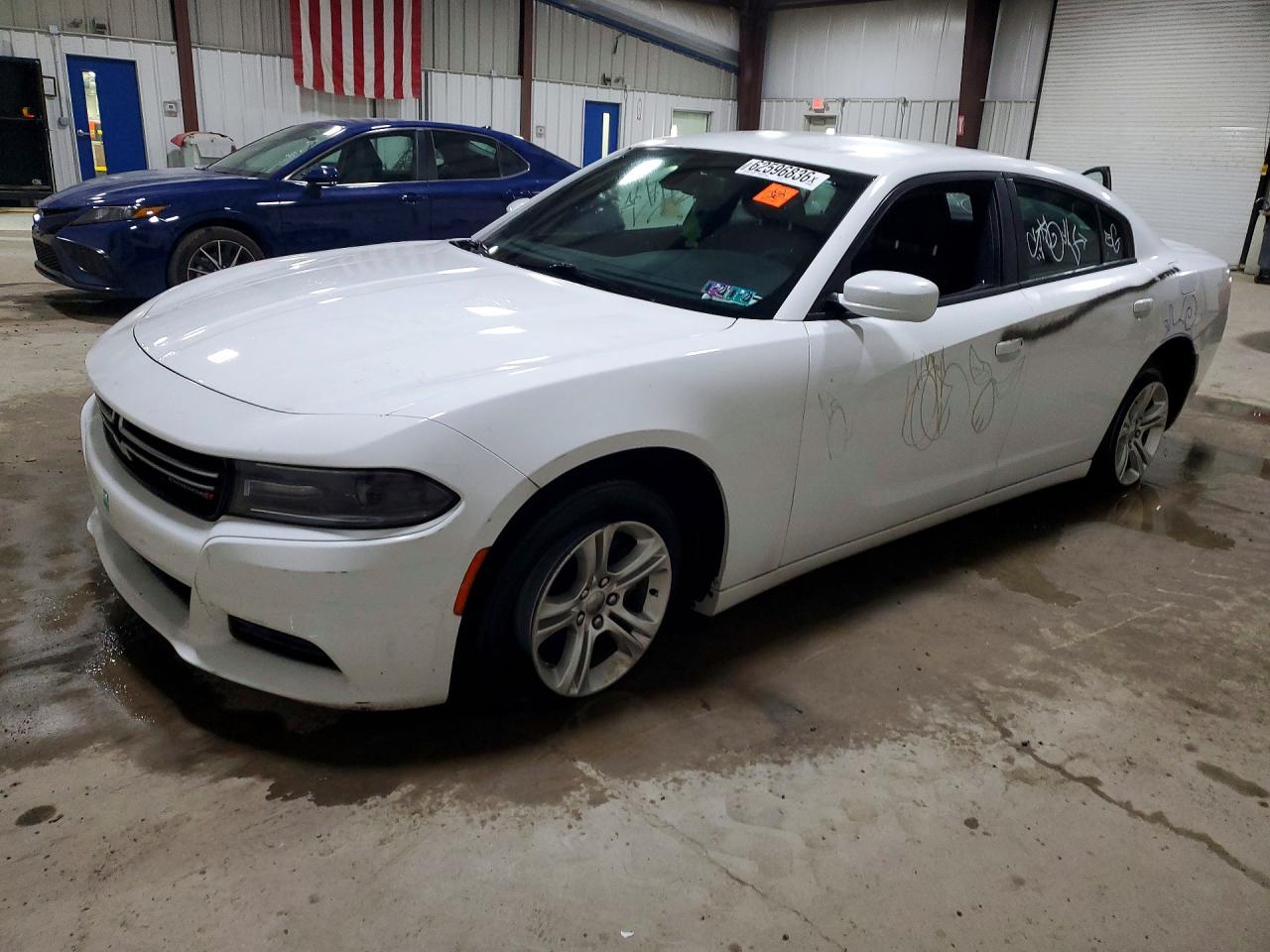 2015 Dodge Charger Se White vin: 2C3CDXBGXFH799945