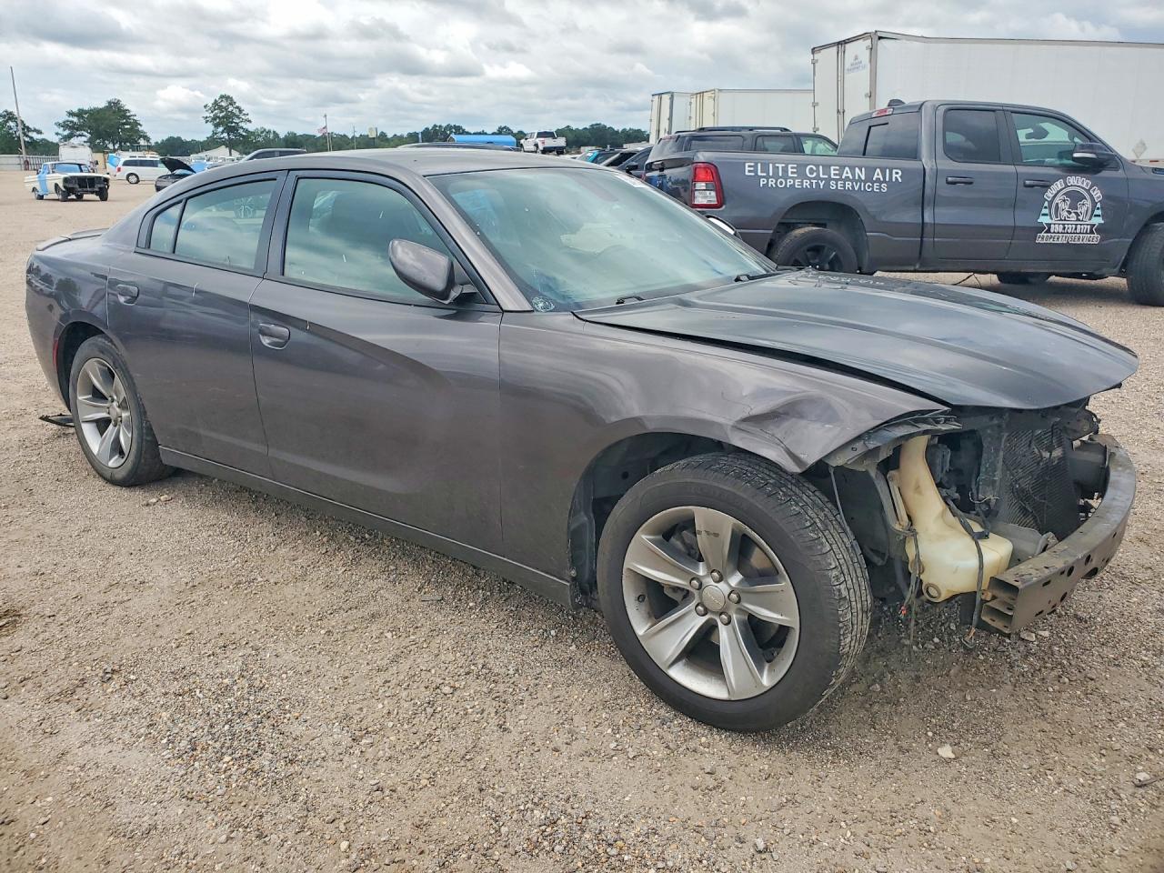 2015 Dodge Charger Se Gray vin: 2C3CDXBGXFH848223
