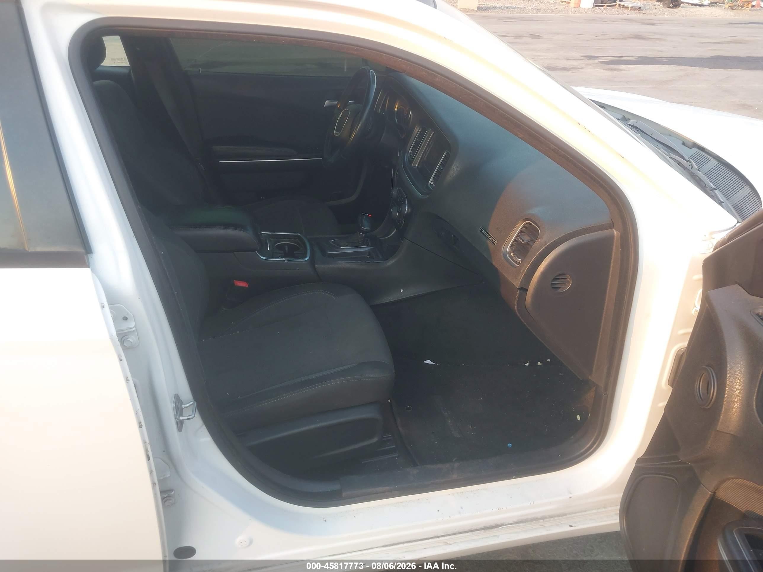 2015 Dodge Charger Se White vin: 2C3CDXBGXFH856595
