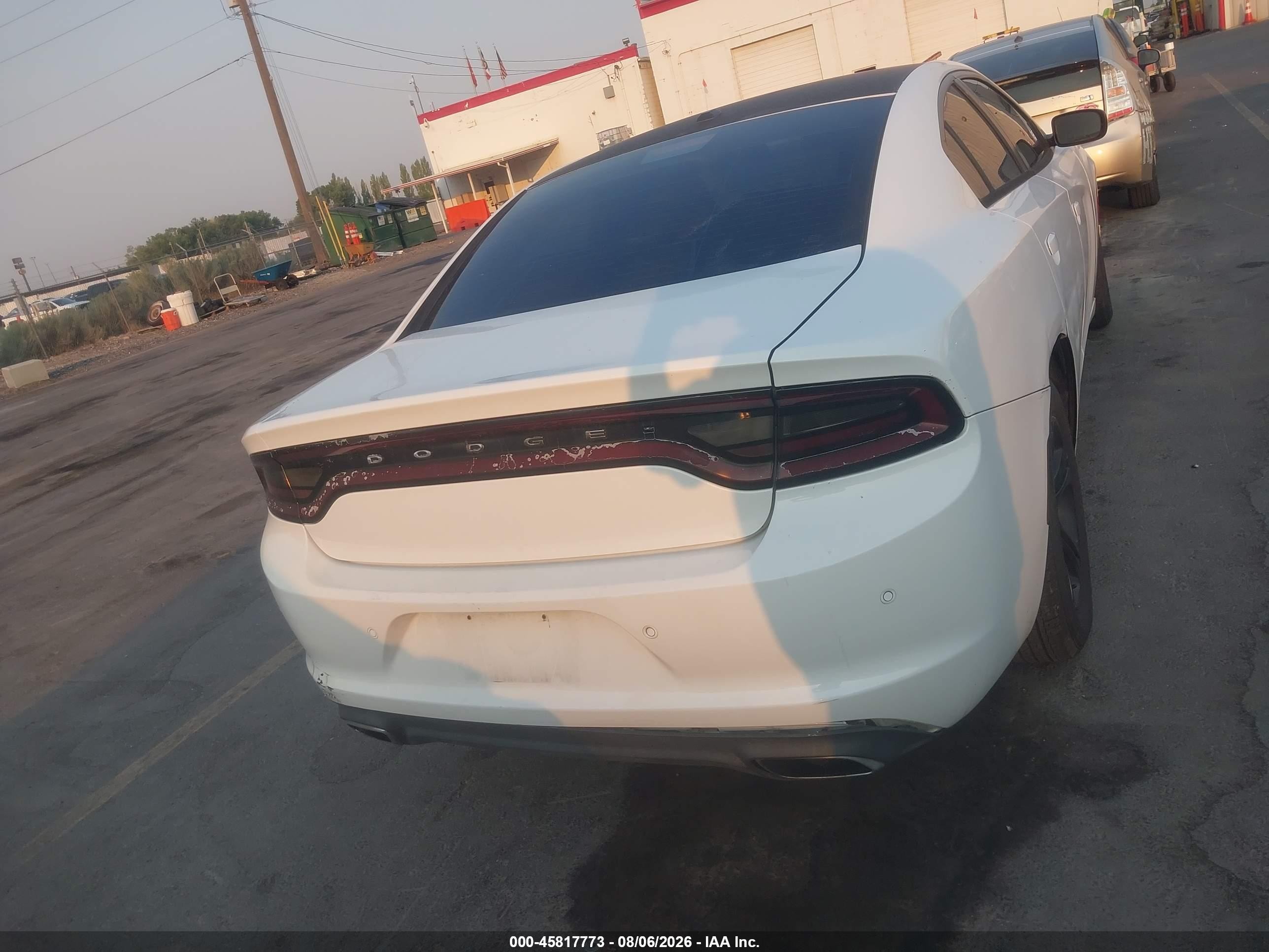 2015 Dodge Charger Se White vin: 2C3CDXBGXFH856595