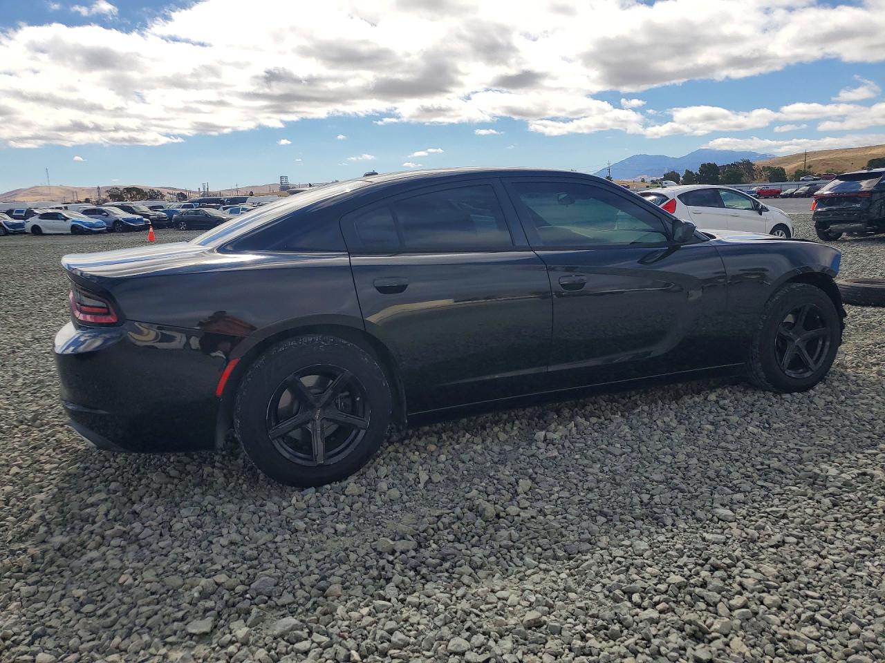 2015 Dodge Charger Se Black vin: 2C3CDXBGXFH865958