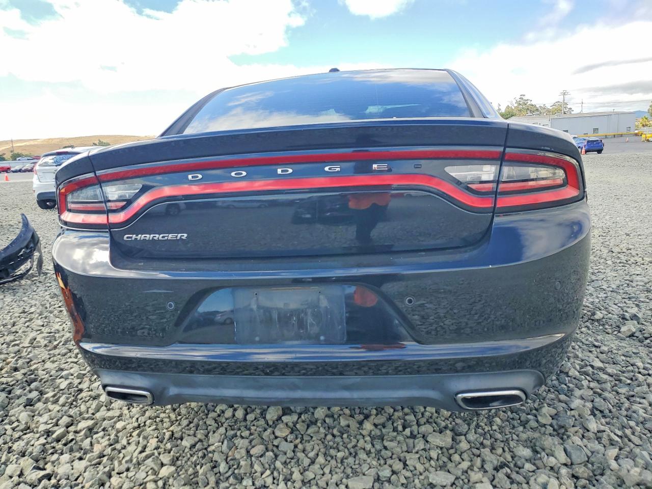 2015 Dodge Charger Se Black vin: 2C3CDXBGXFH865958